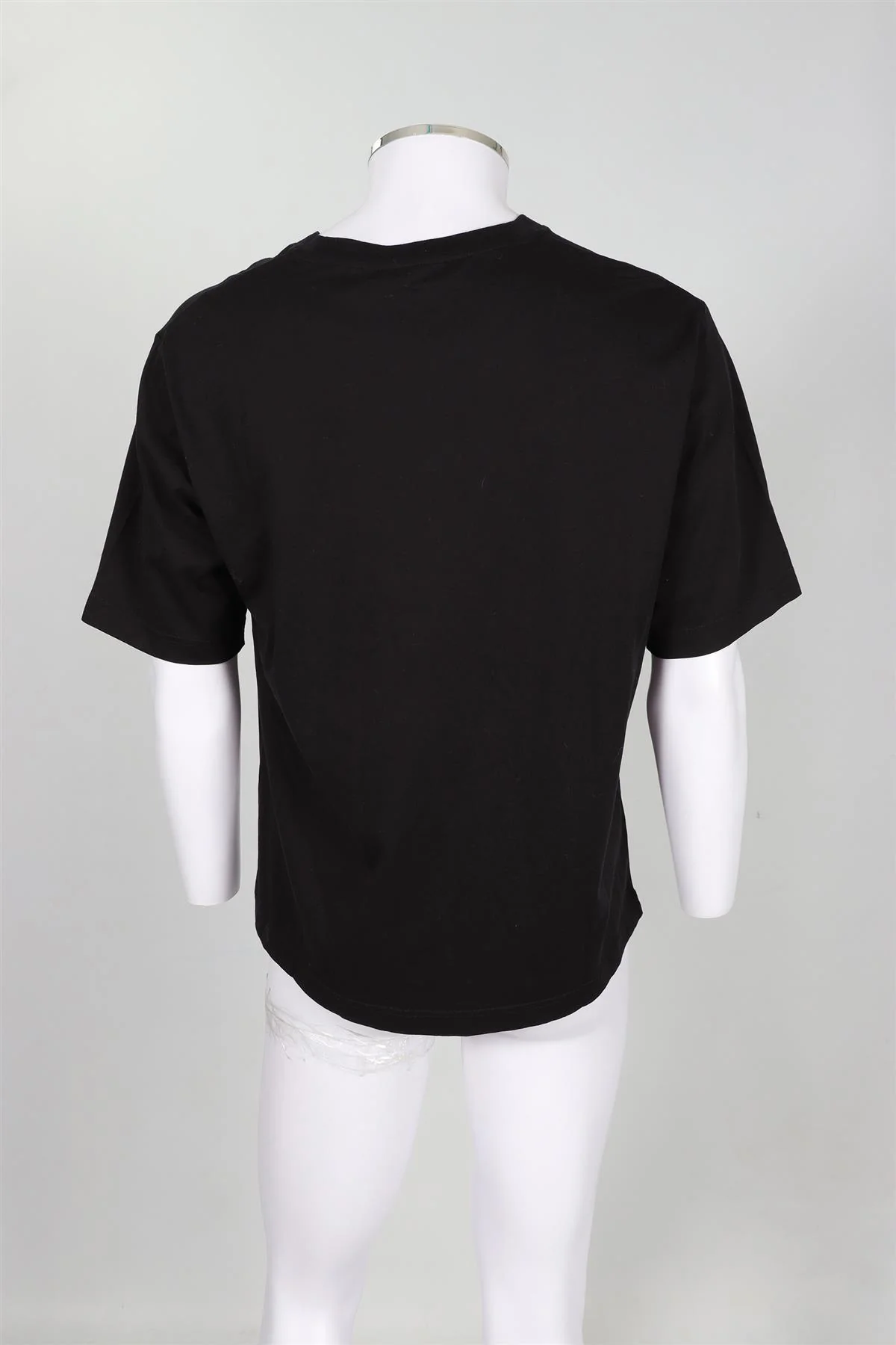 ACNE STUDIOS BLACK MEN'S COTTON T-SHIRT SMALL - Image 4