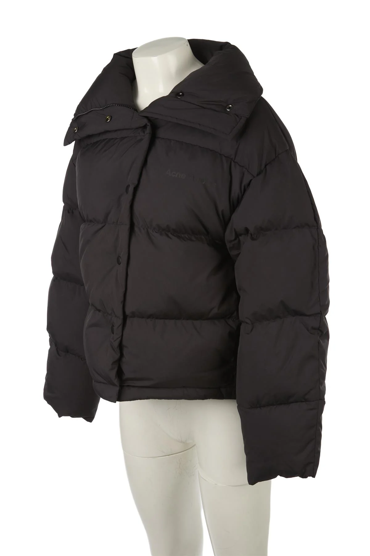 ACNE STUDIOS BLACK OLIMERA PADDED DOWN JACKET DE 32 UK 6 - Image 3