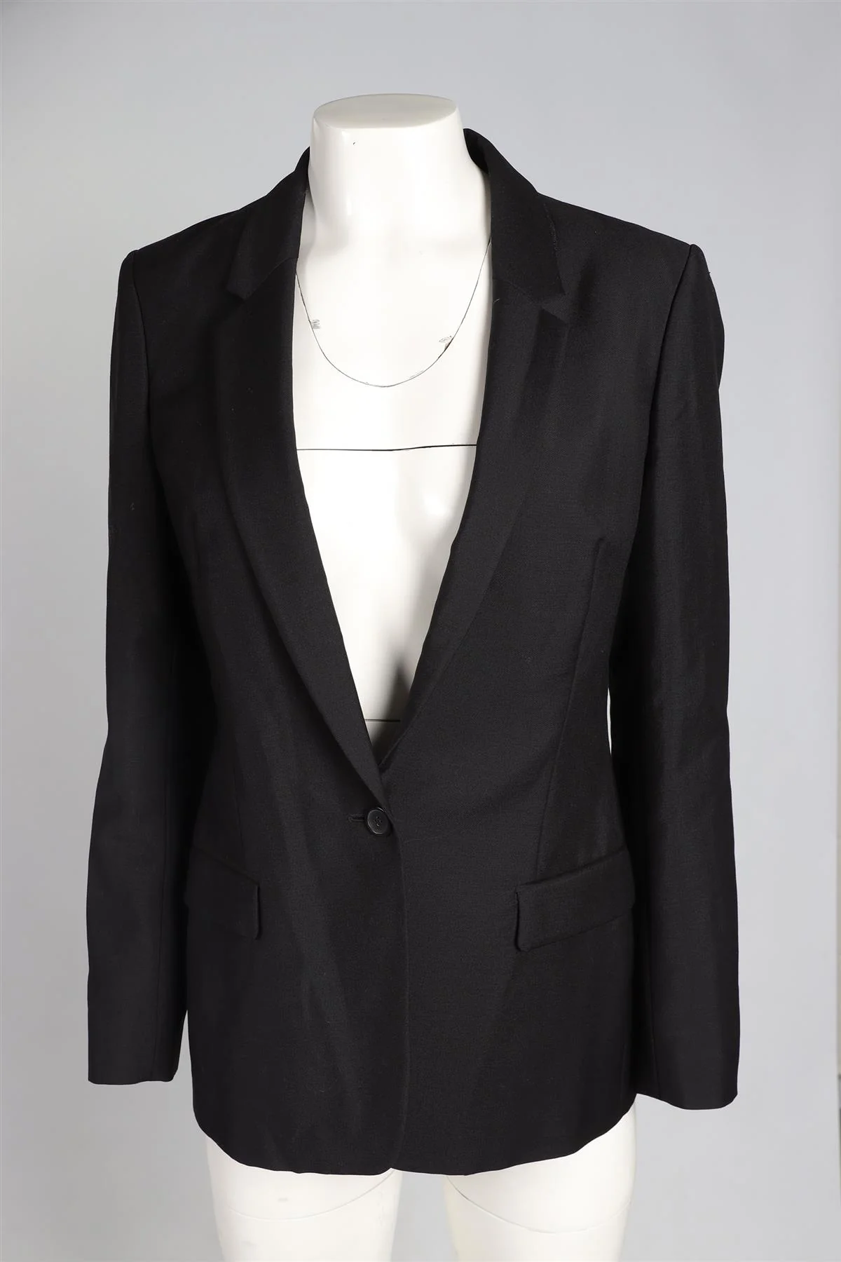 ACNE STUDIOS BLACK WOOL BLAZER EU 38 UK 10 - Image 2