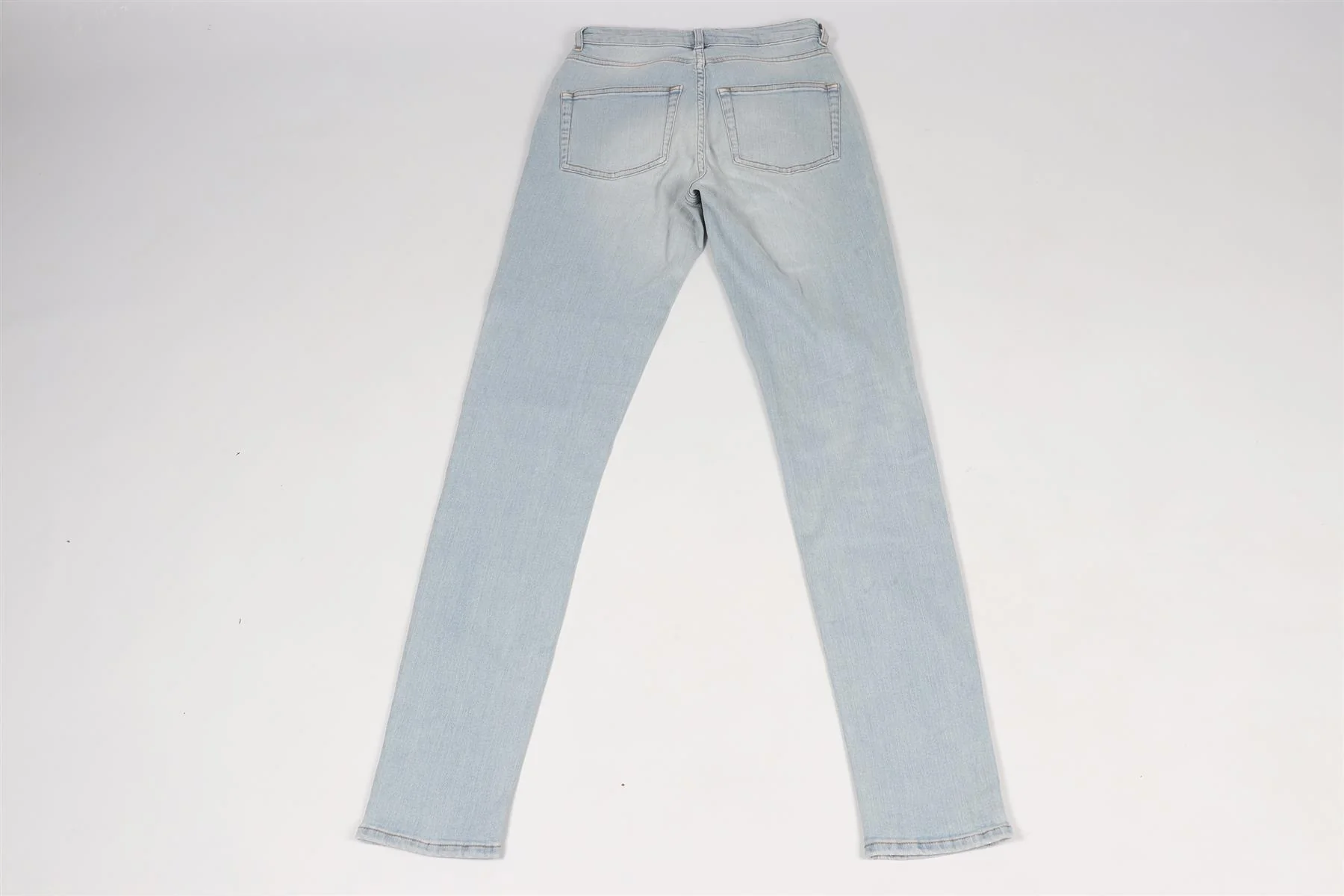 ACNE STUDIOS BLUE HIGH RISE SKINNY JEANS XXSMALL - Image 4