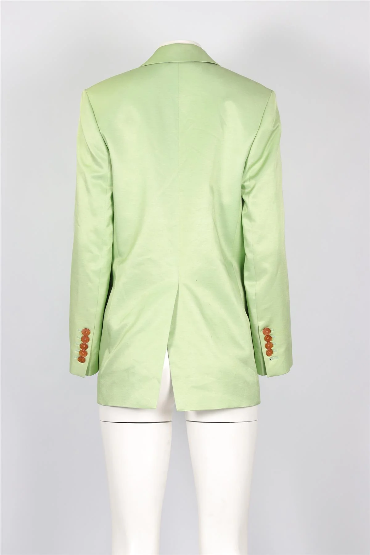ACNE STUDIOS GREEN WOOL BLAZER IT 36 UK 4 - Image 4