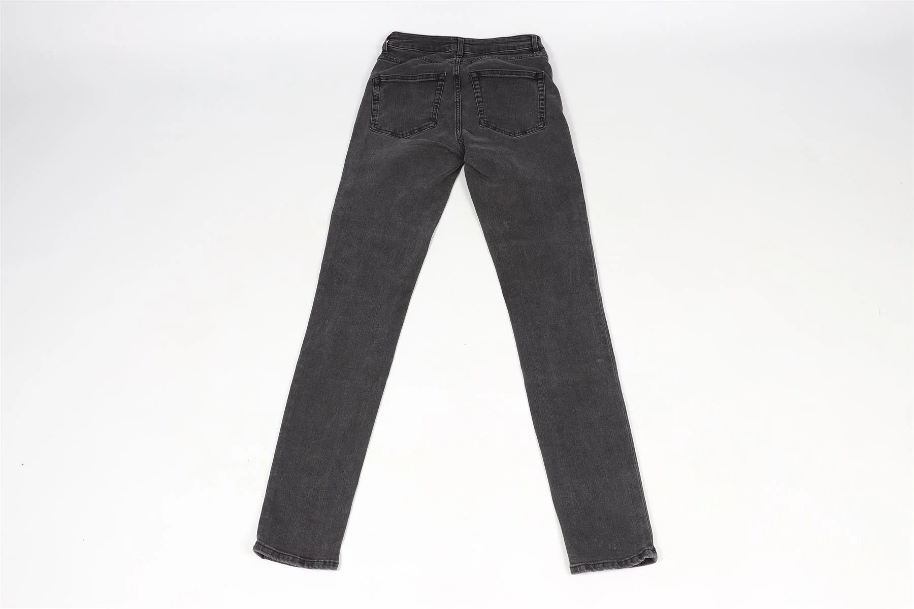 ACNE STUDIOS GREY HIGH RISE SKINNY JEANS XXSMALL - Image 4