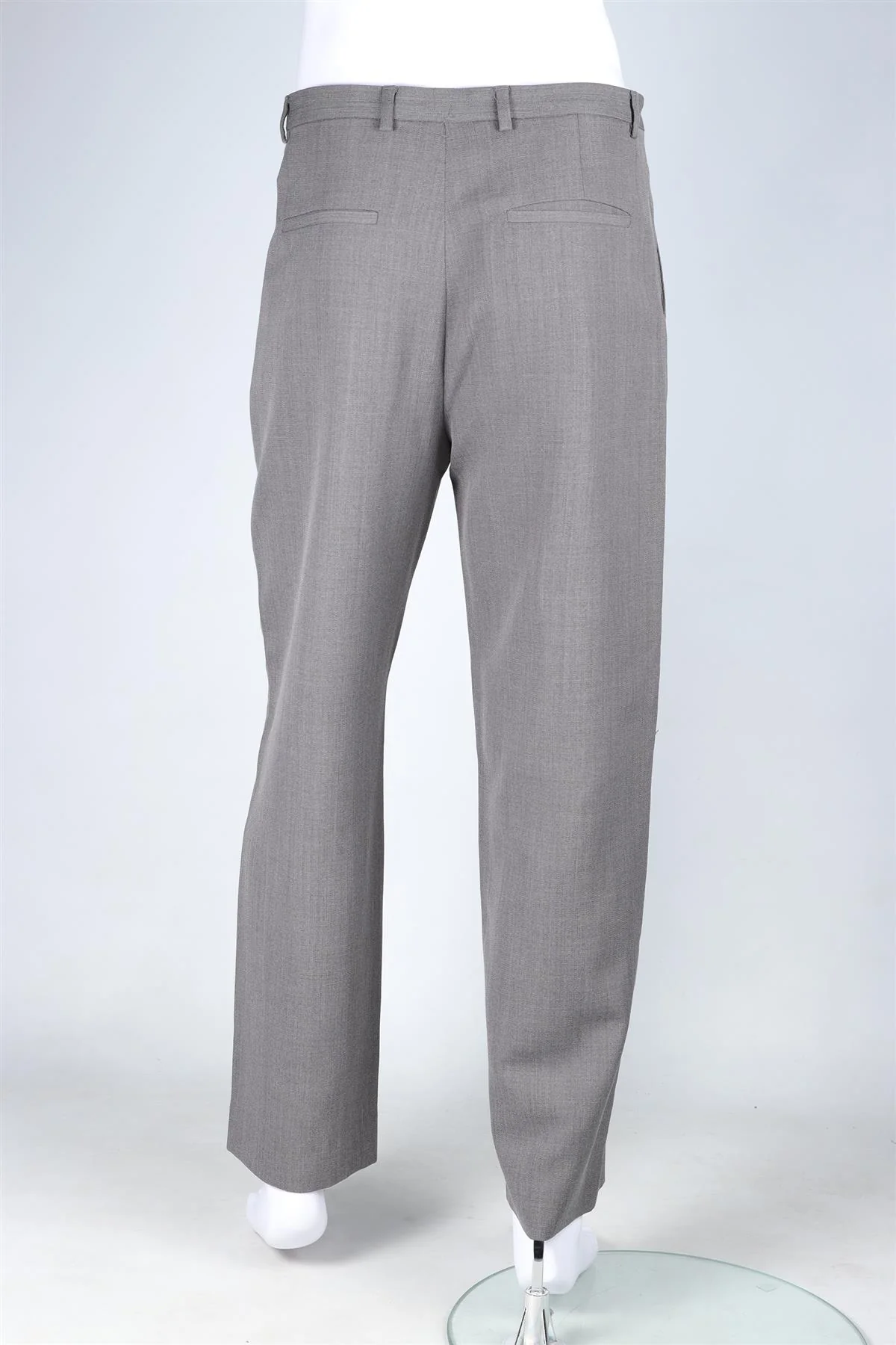 ACNE STUDIOS GREY MEN'S WOOL STRAIGHT LEG PANTS IT 46 UK/US W30 - Image 4