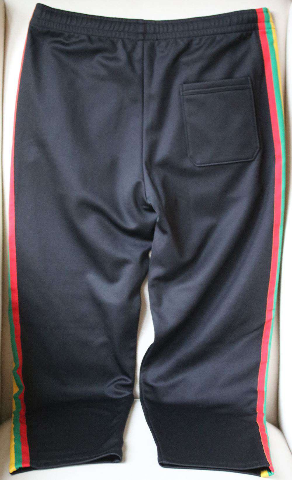 ACNE STUDIOS NORWICH FACE SIDE STRIPE JERSEY TRACK PANTS MEDIUM - Image 4