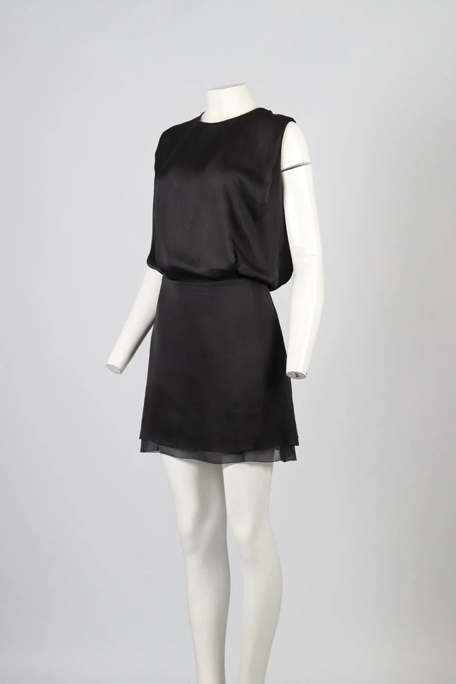 ACNE STUDIOS SILK MINI DRESS EU 34 UK 8 - Image 3