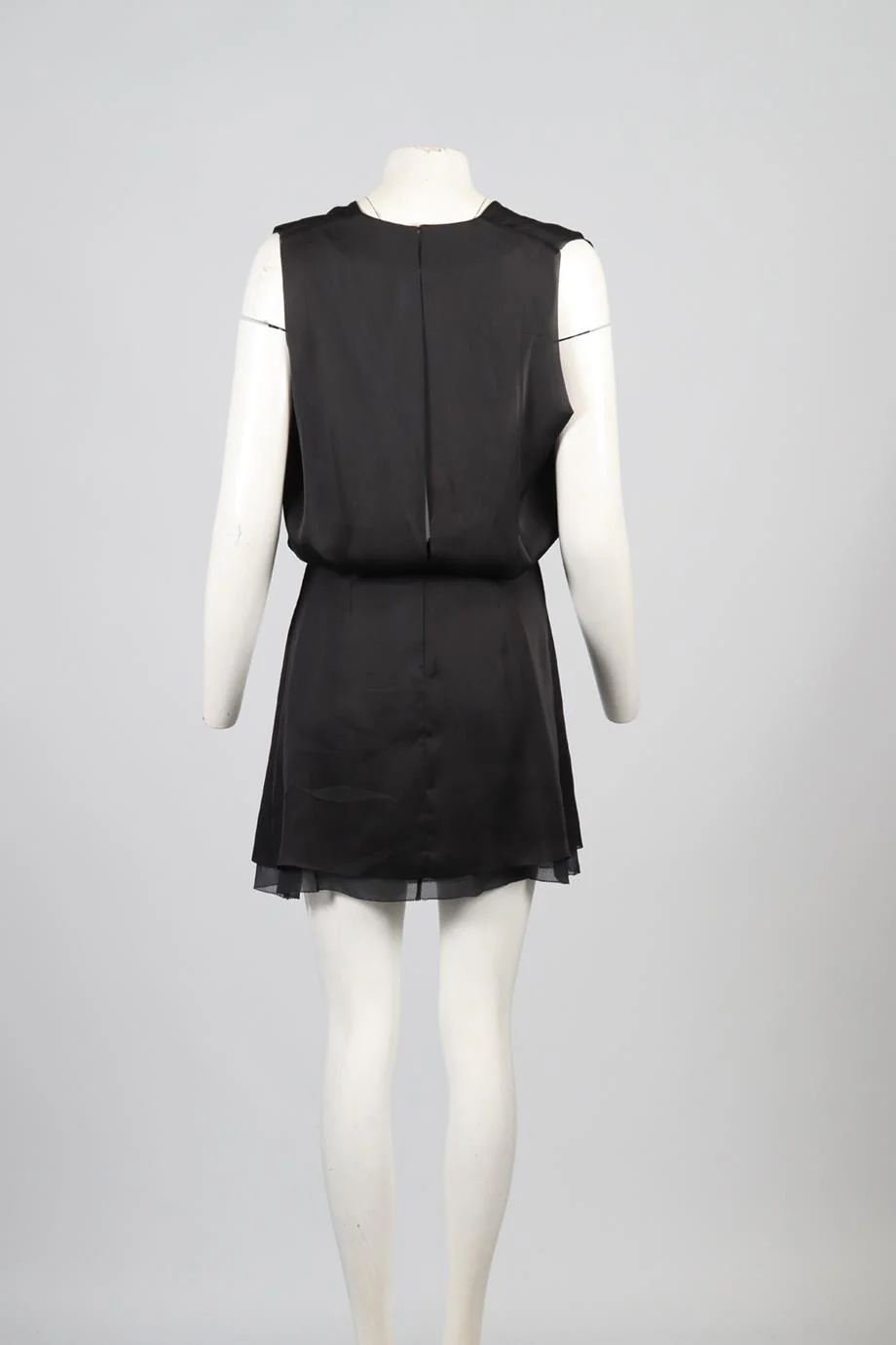 ACNE STUDIOS SILK MINI DRESS EU 34 UK 8 - Image 4
