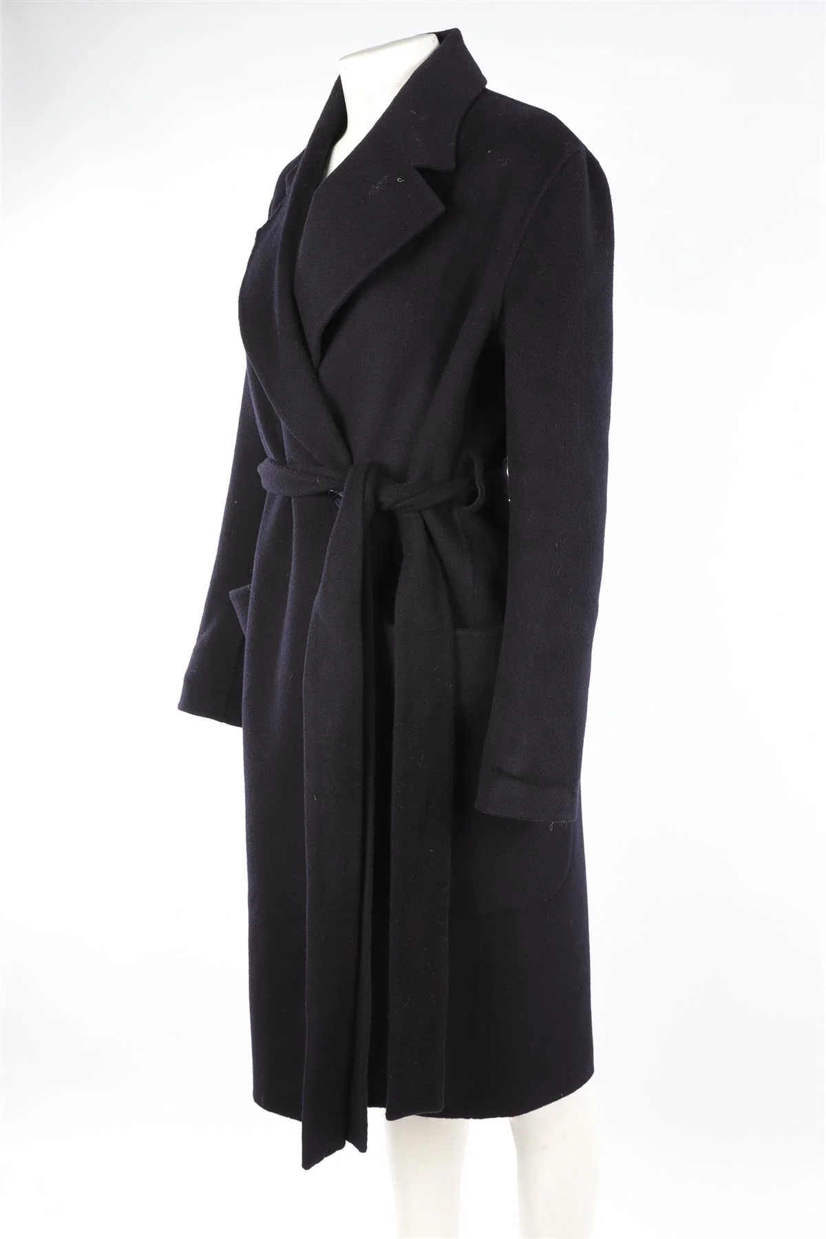 ACNE SUDIOS NAVY WOOL COAT EU 36 UK 8 - Image 3