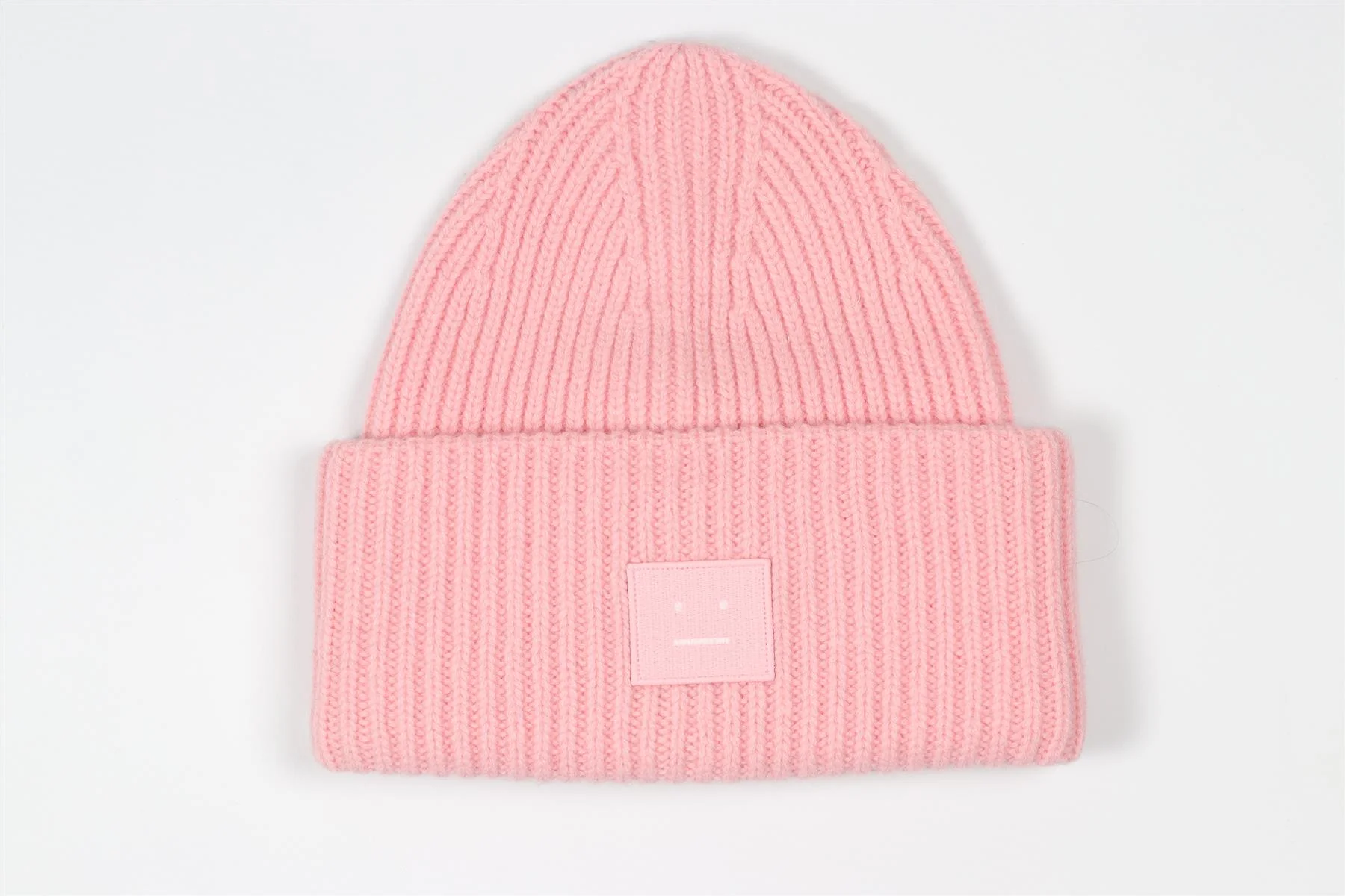 ACNE SUDIOS PINK WOOL BEANIE ONE SIZE - Image 2