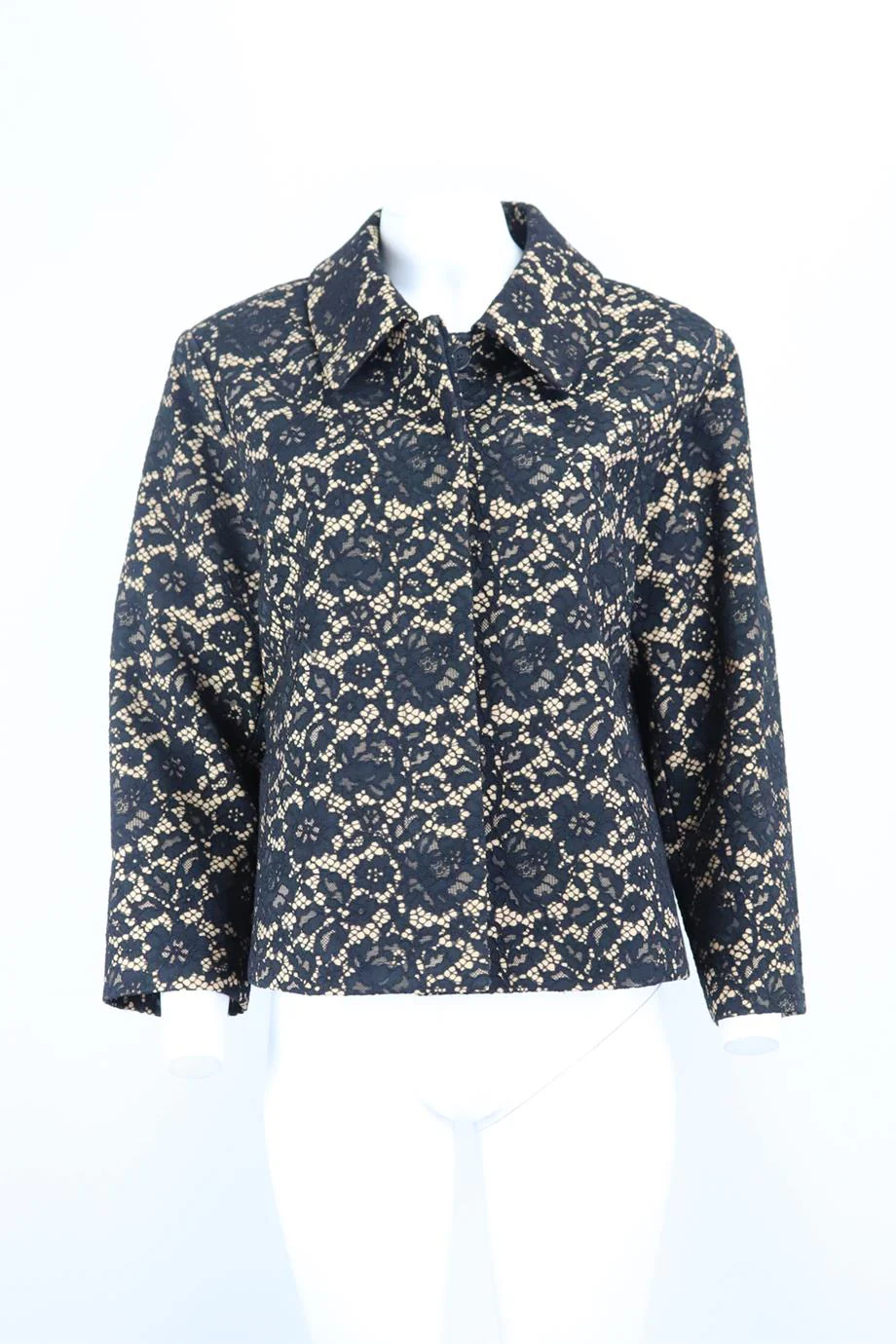 ADAM LIPPES CORDED LACE JACKET LARGE - Image 3