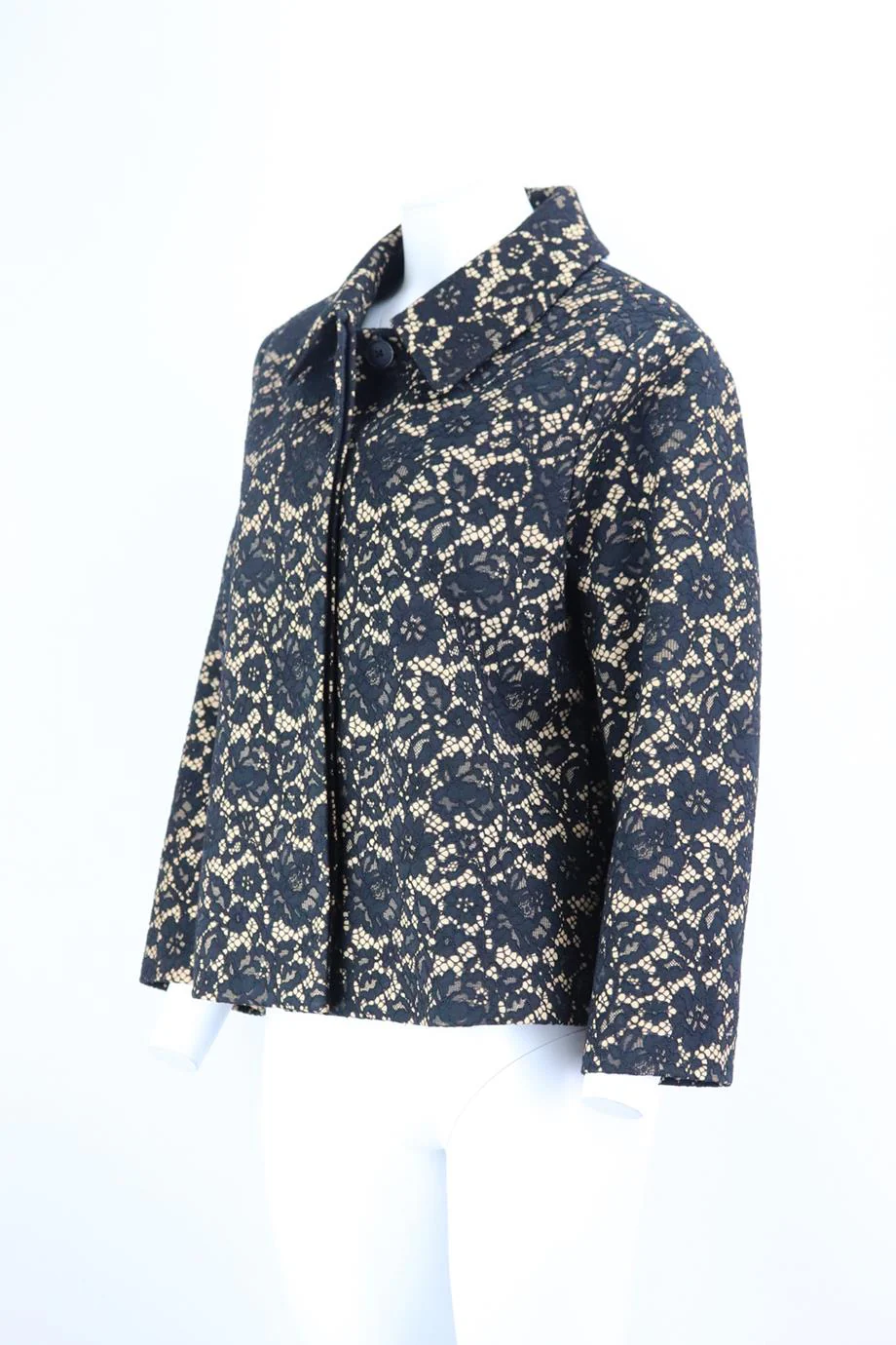 ADAM LIPPES CORDED LACE JACKET LARGE - Image 4