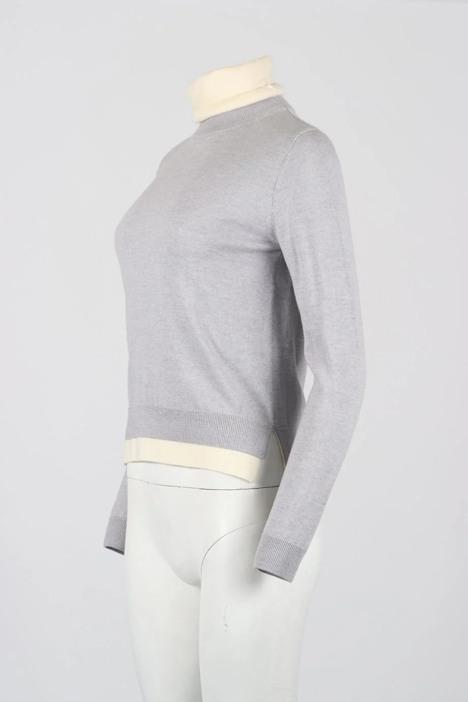 ADAM LIPPES WOOL TURTLENECK SWEATER MEDIUM - Image 3