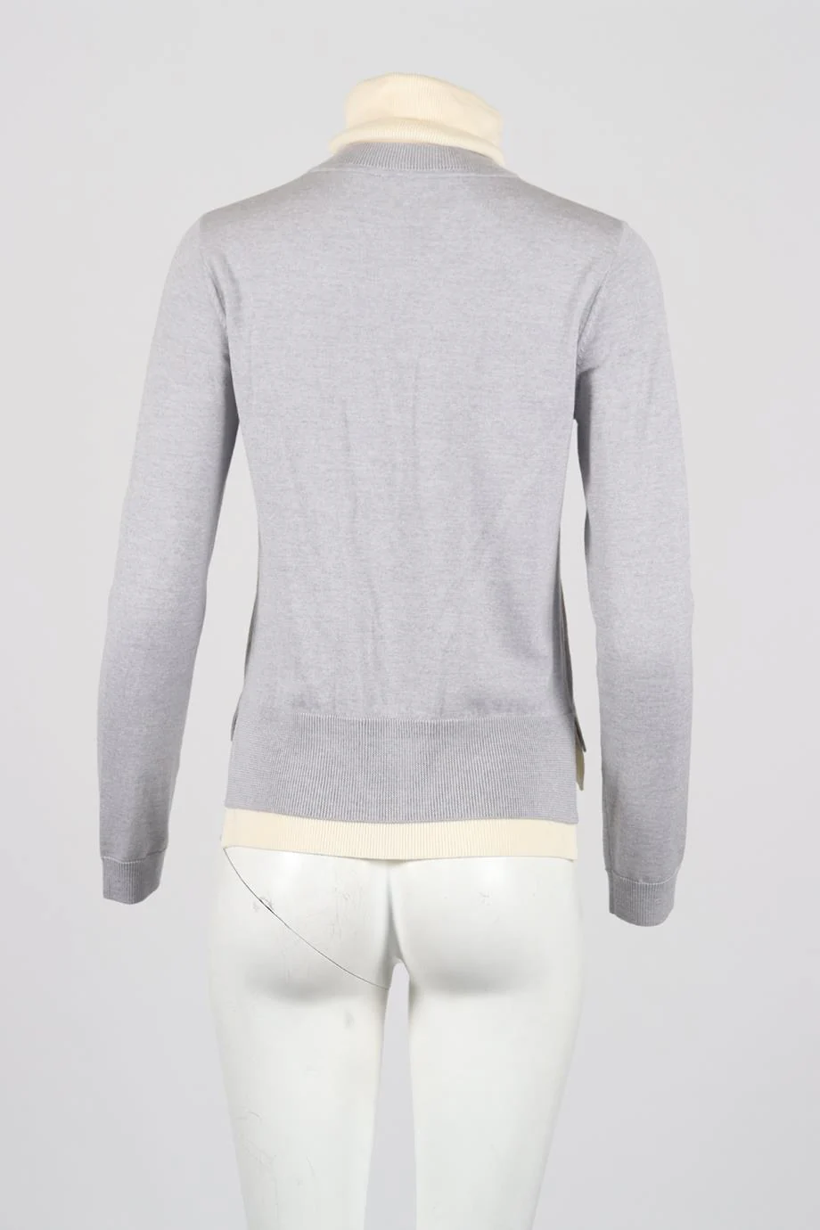 ADAM LIPPES WOOL TURTLENECK SWEATER MEDIUM - Image 4