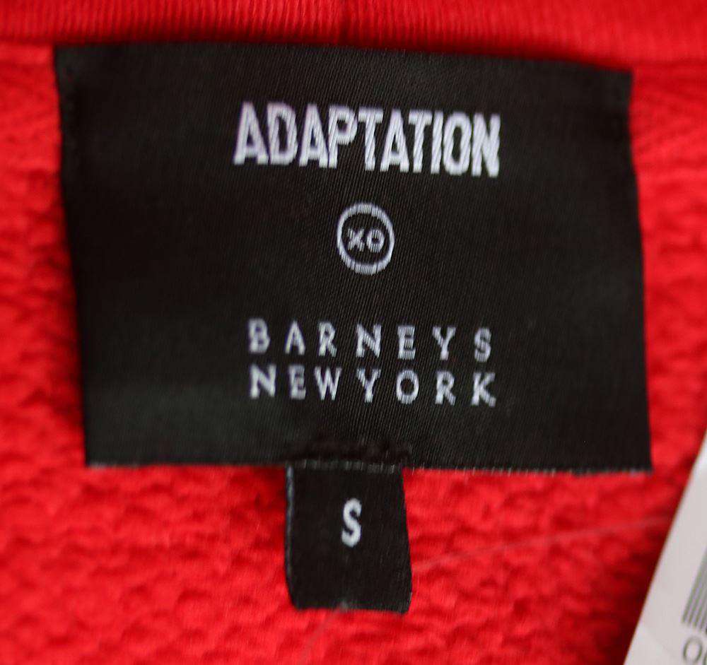 ADAPTATION / BORN X RAISED CROPPED FOOTBALL JERSEY HOODIE SMALL - Image 6