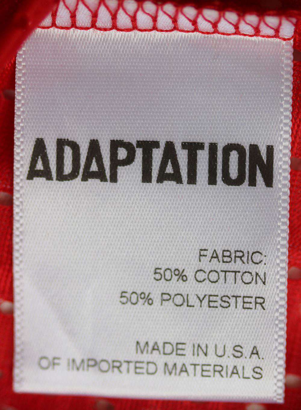 ADAPTATION / BORN X RAISED CROPPED FOOTBALL JERSEY HOODIE SMALL - Image 7