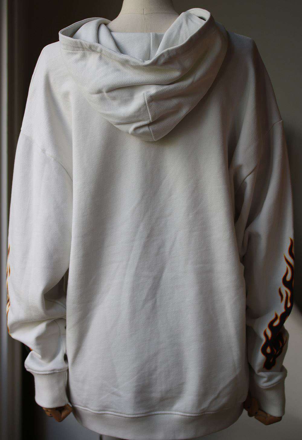 ADAPTATION FLAME LOGO EMBROIDERED HOODIE XSMALL - Image 5