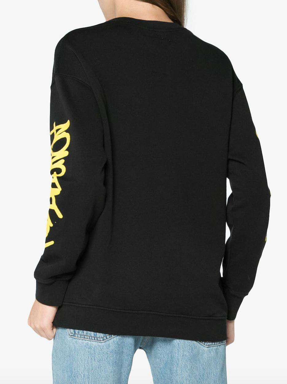 ADAPTATION GRAFFITI SLEEVED SWEATER SMALL - Image 2