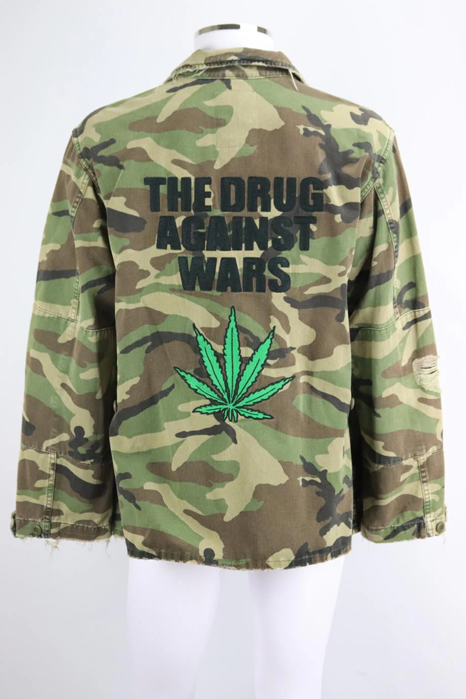ADAPTATION MEN'S APPLIQUÉD CAMOUFLAGE PRINT COTTON JACKET XLARGE - Image 3
