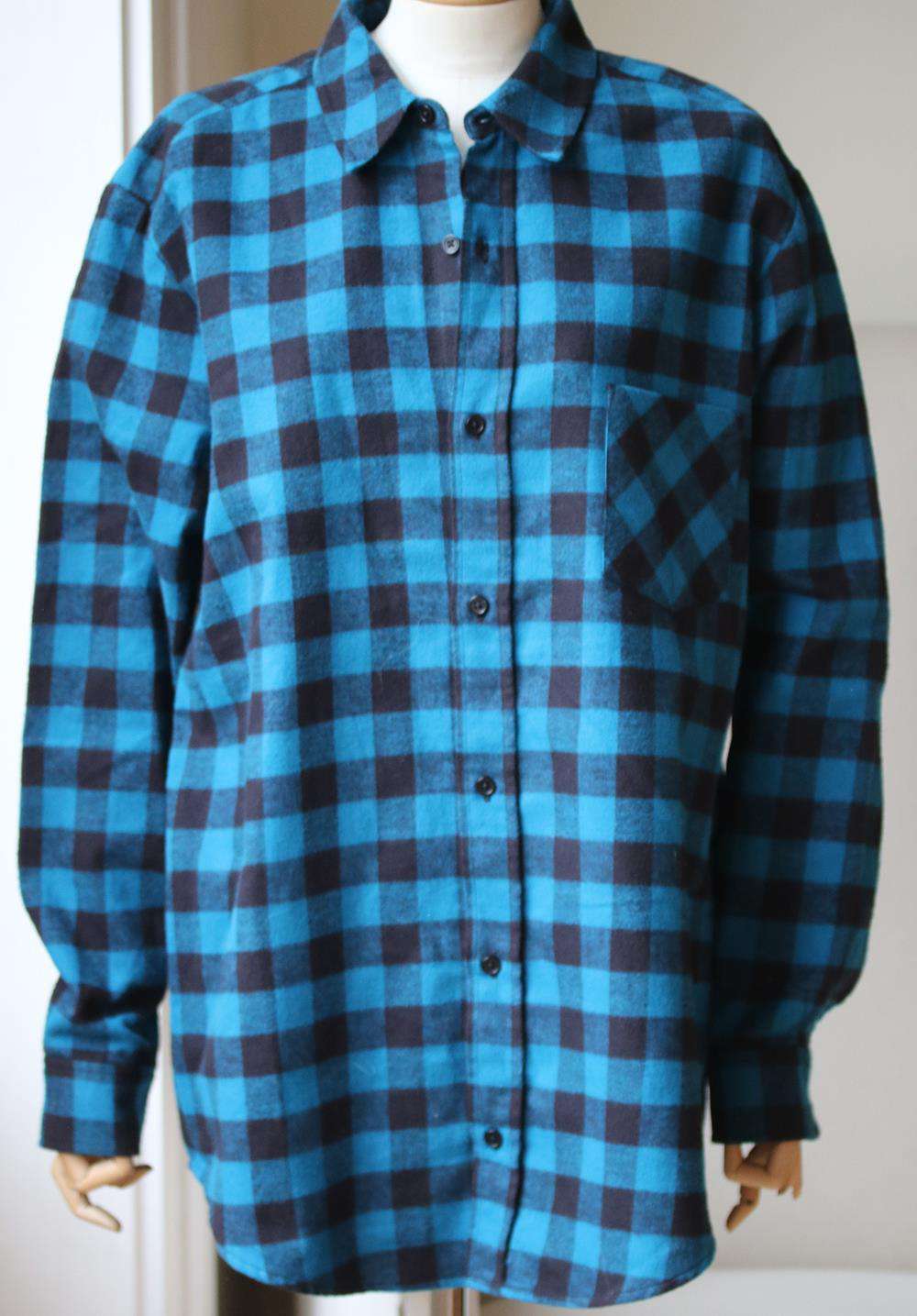 ADAPTATION WARREN LOTAS PLAID COTTON FLANNEL SHIRT SMALL - Image 2