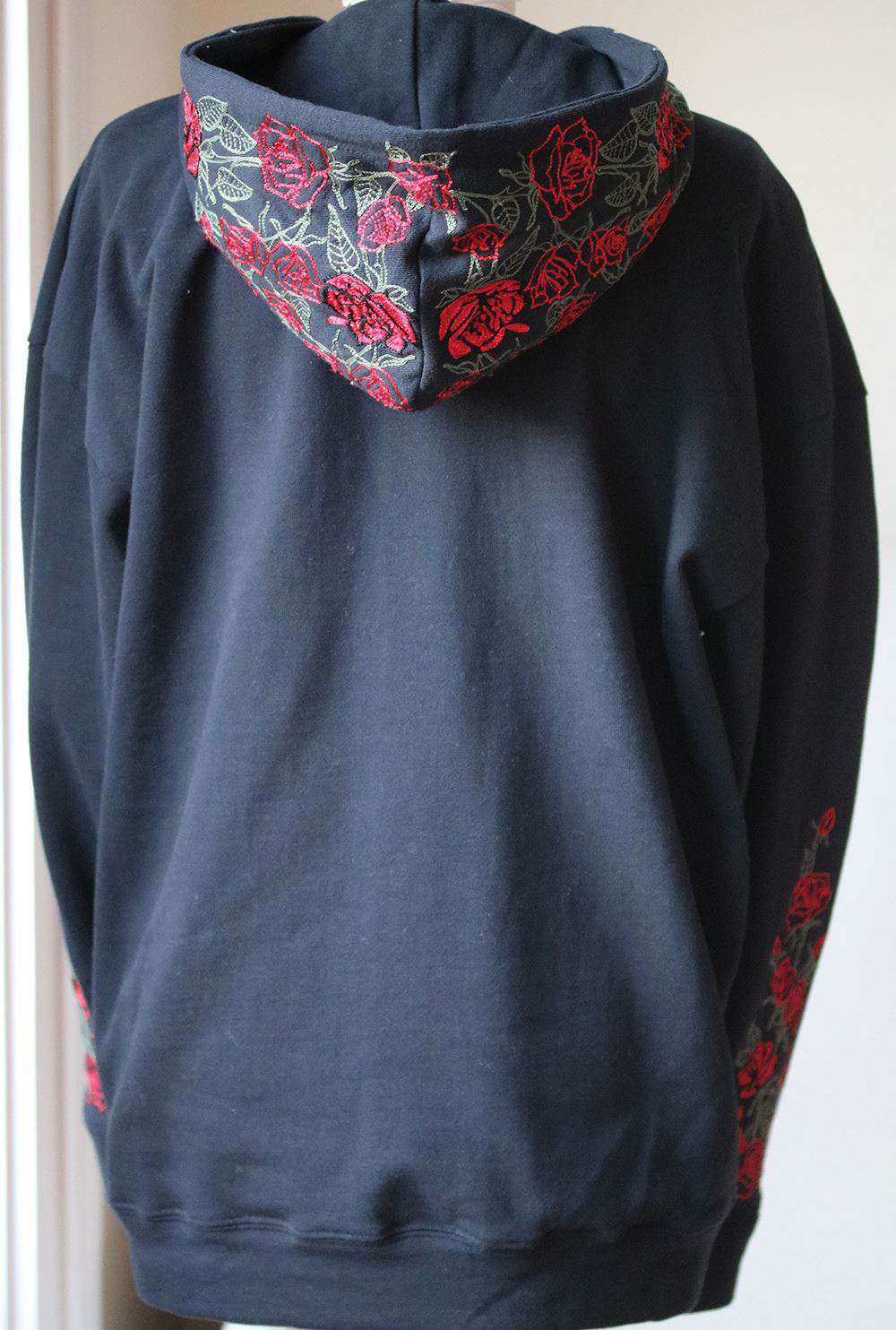 ADAPTATION X THE CHAIN GANG BED OF ROSES HOODIE SMALL - Image 5