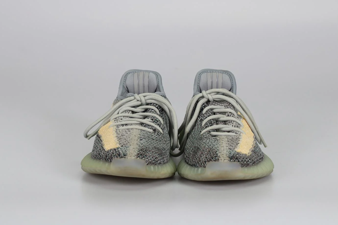 ADIDAS YEEZY BOOST 350 V2 ASH BLUE PRIMEKNIT SNEAKERS EU 41.5 UK 7.5 US 8 - Image 3