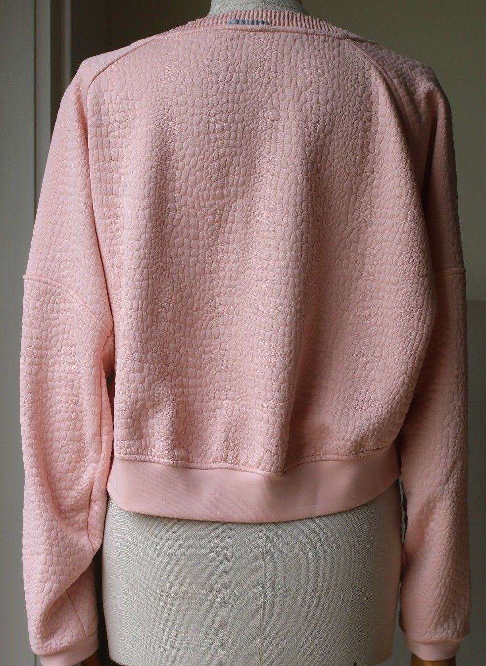 ADIDAS AKTIV COZY CROPPED SWEATER LARGE - Image 4