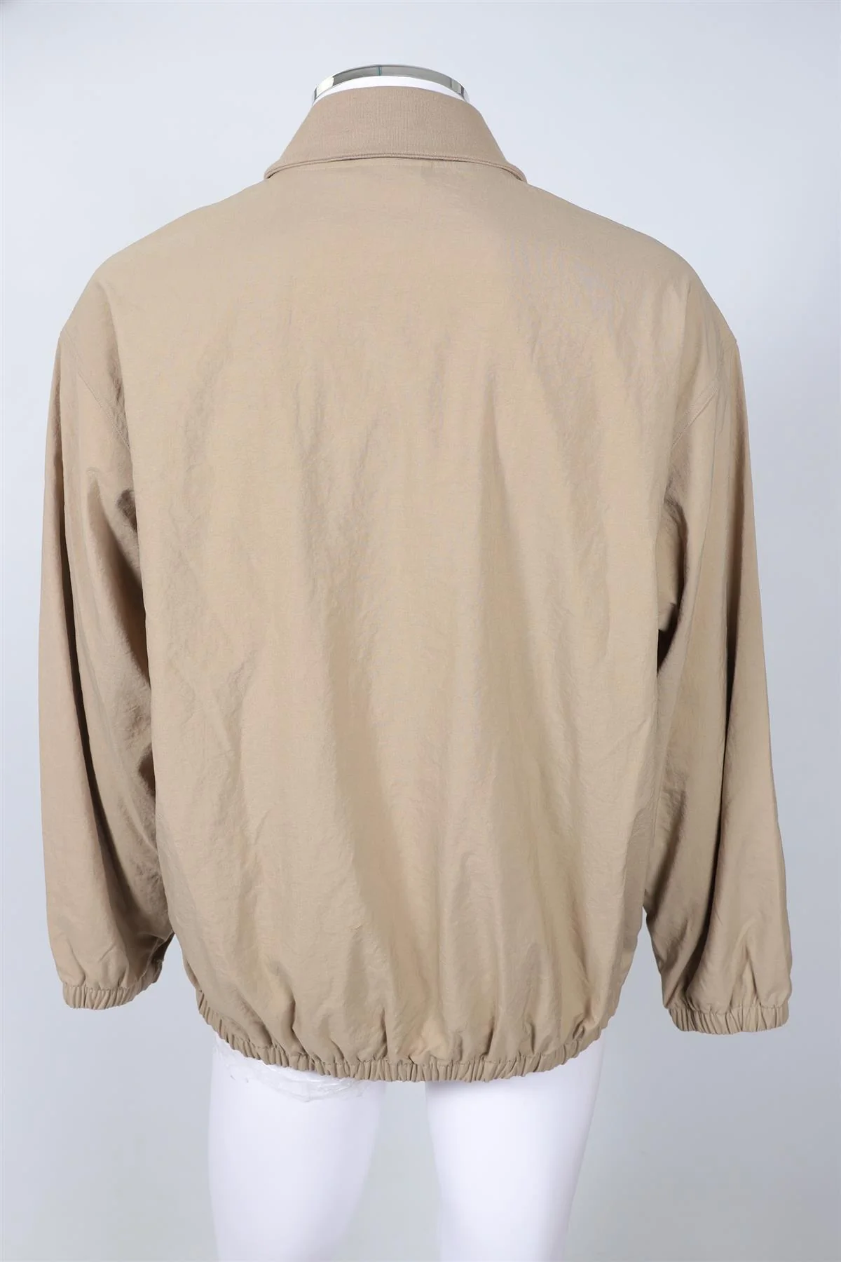 ADIDAS BEIGE MEN'S COTTON JACKET LARGE - Image 4