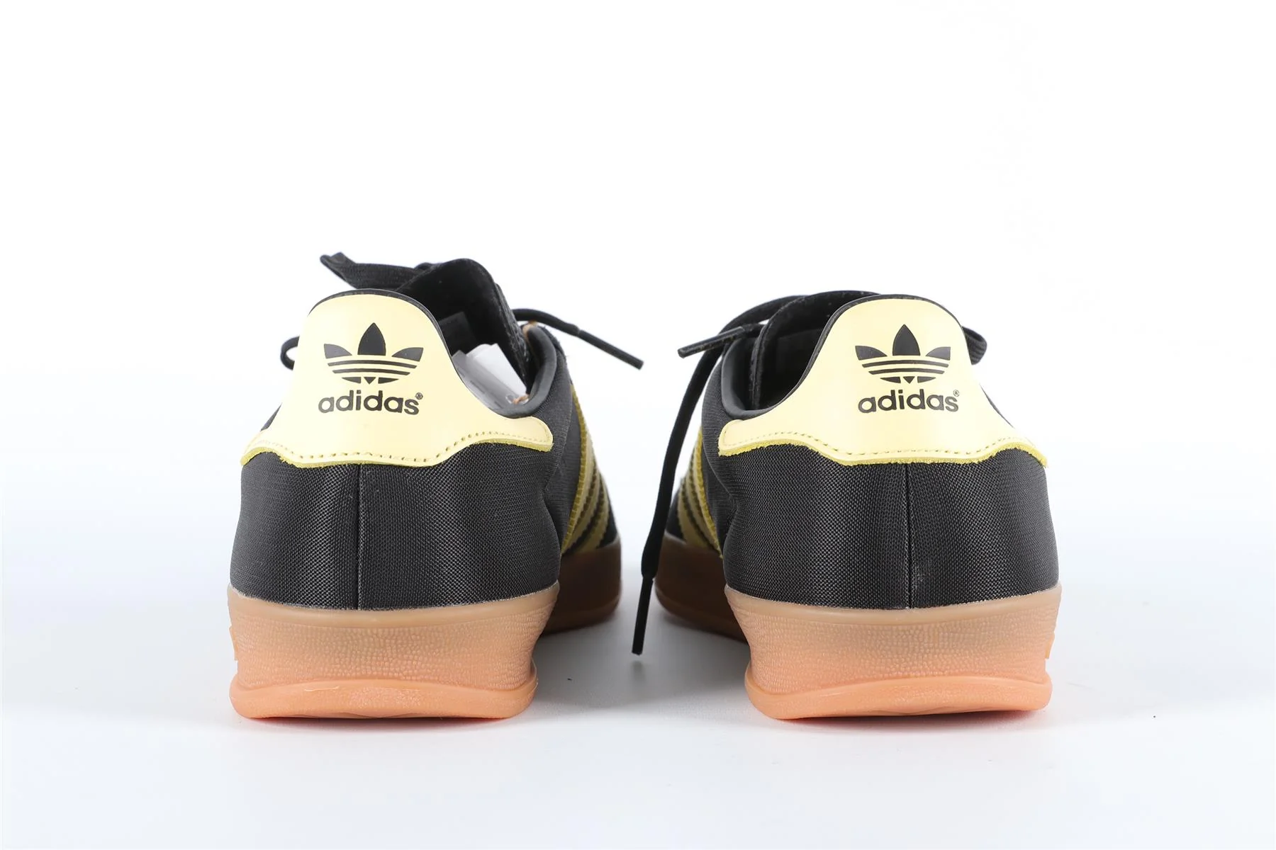 ADIDAS BLACK GAZELLE ALMOST YELLOW SNEAKERS EU 38.5 UK 5.5 US 6 - Image 5