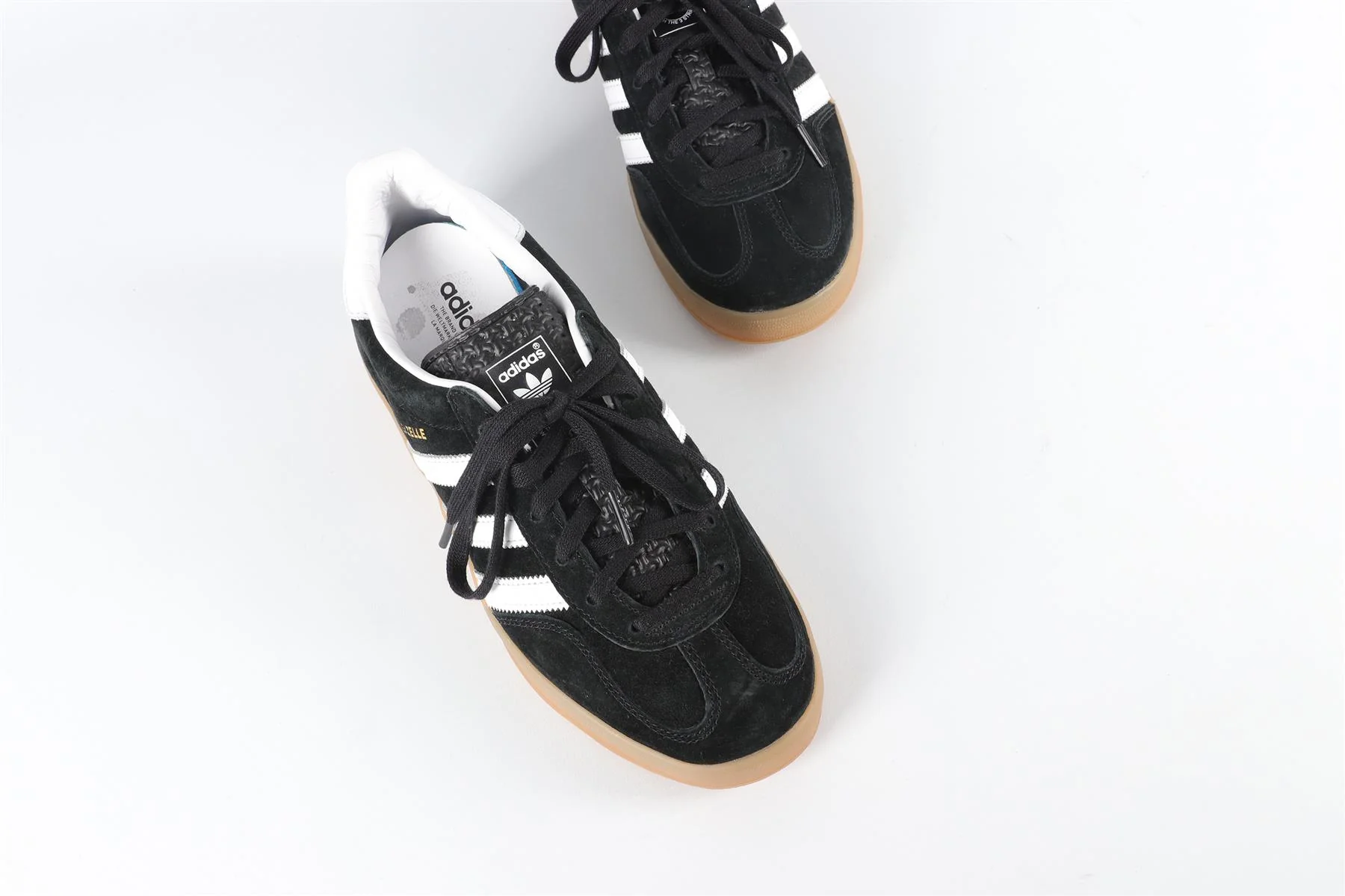 ADIDAS BLACK GAZELLE CORE BLACK SNEAKERS EU 38.5 UK 5.5 US 6 - Image 4