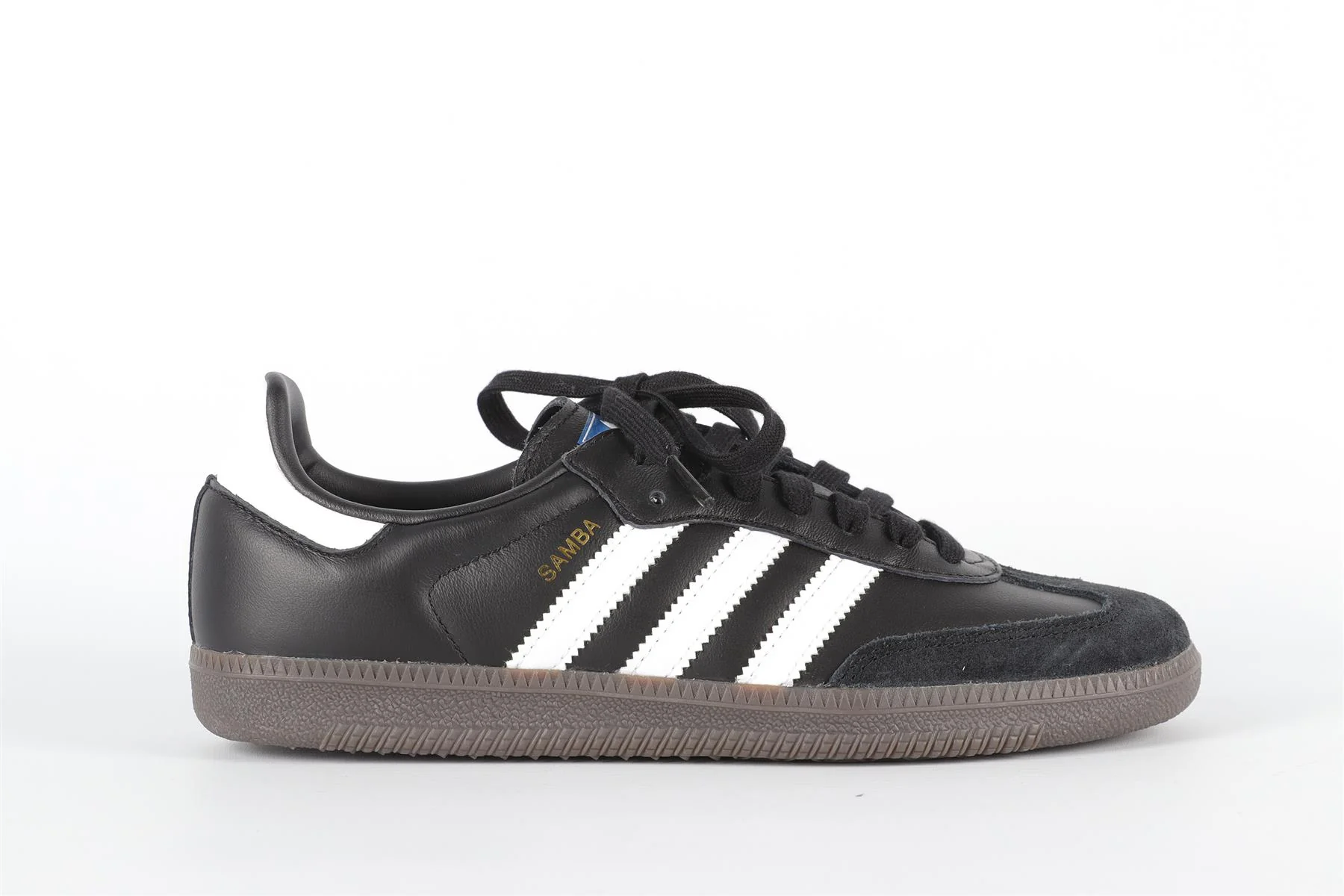 ADIDAS BLACK SAMBA CORE BLACK SNEAKERS EU 38.5 UK 5.5 US 6 - Image 2