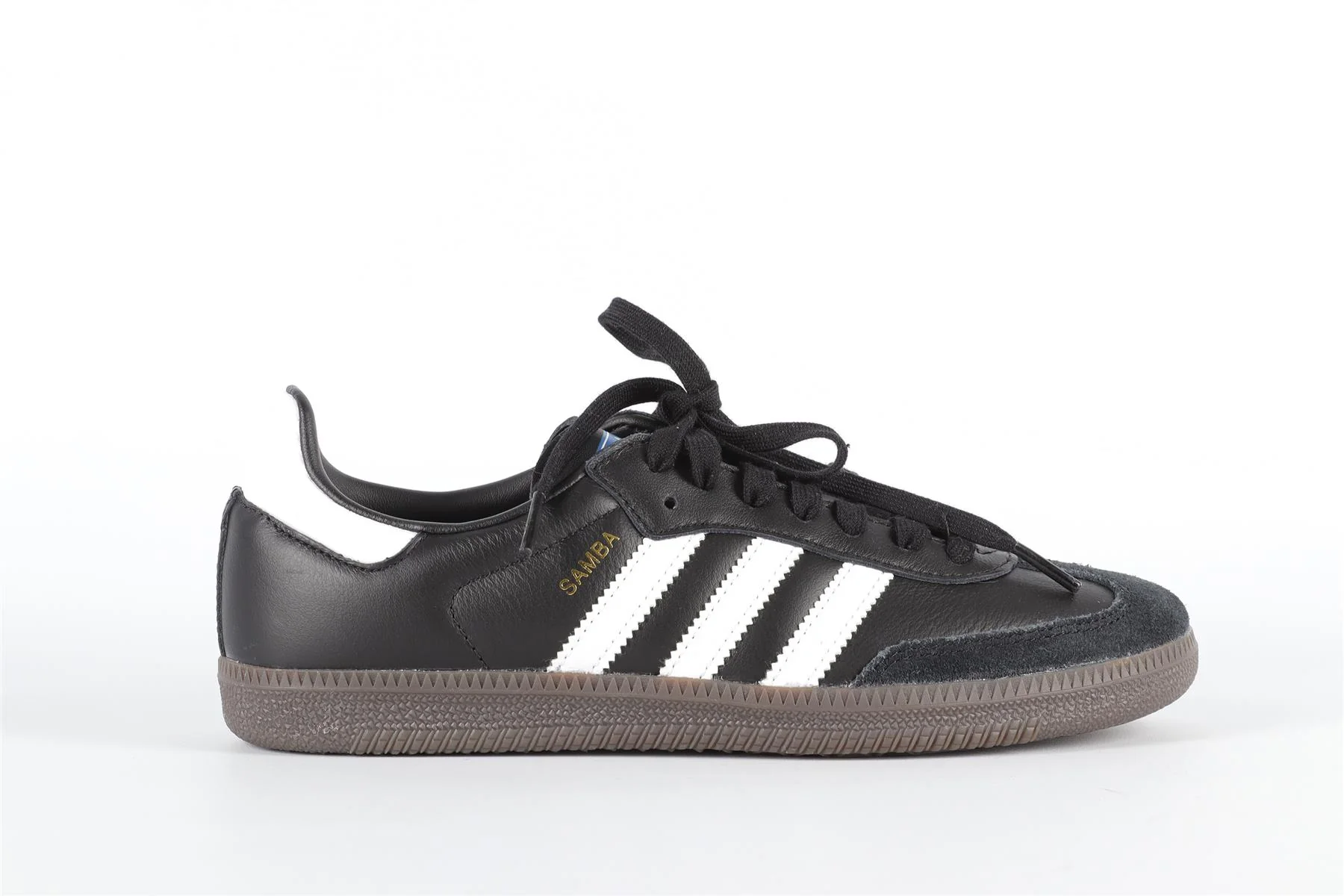 ADIDAS BLACK SAMBA CORE BLACK SNEAKERS EU 38.5 UK 5.5 US 6 - Image 2