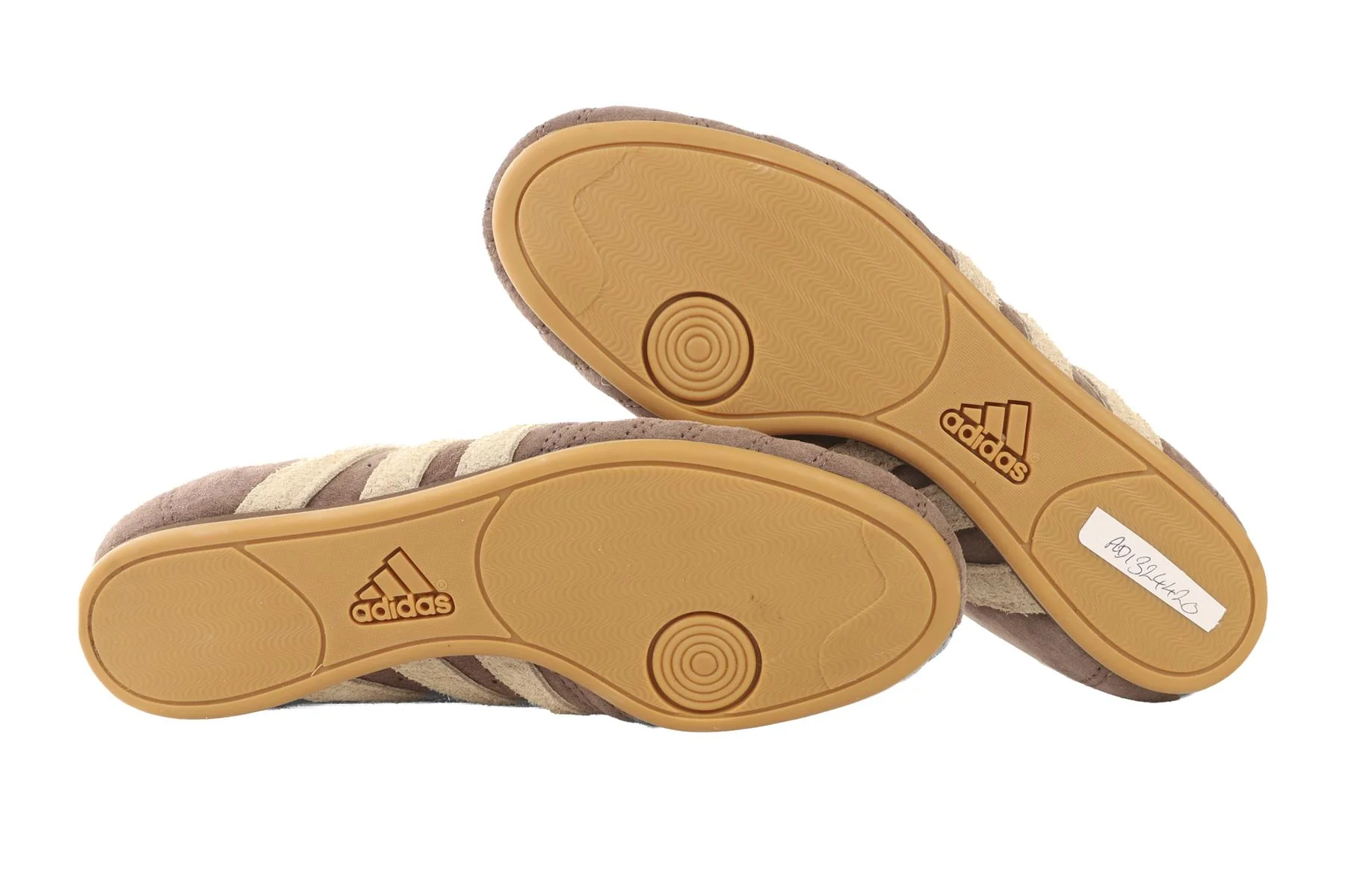 ADIDAS BROWN TAEKWONDO EARTH STRATA WHITE GUM SNEAKERS EU 39 1/3 UK 6 US 7.5 - Image 4
