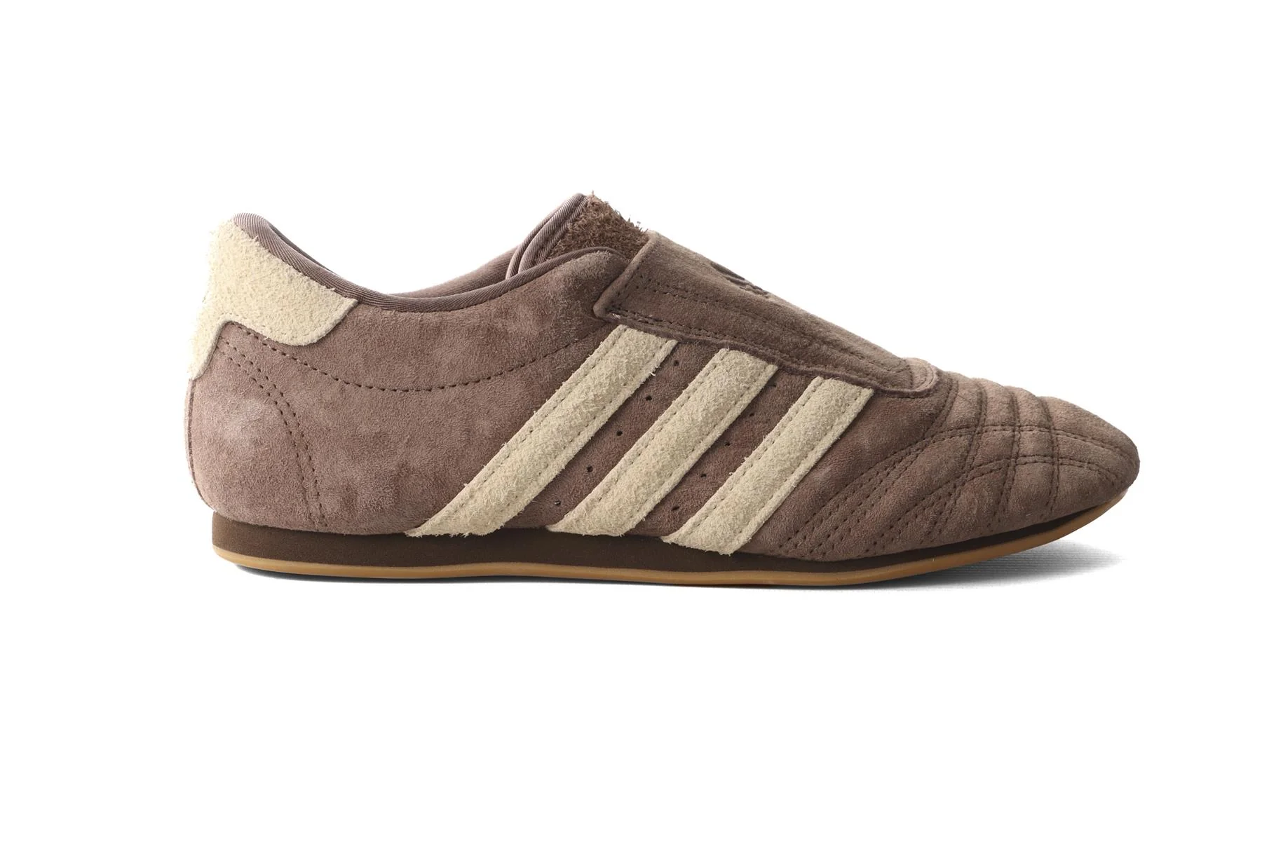 ADIDAS BROWN TAEKWONDO EARTH STRATA WHITE GUM SNEAKERS EU 39 1/3 UK 6 US 7.5 - Image 6