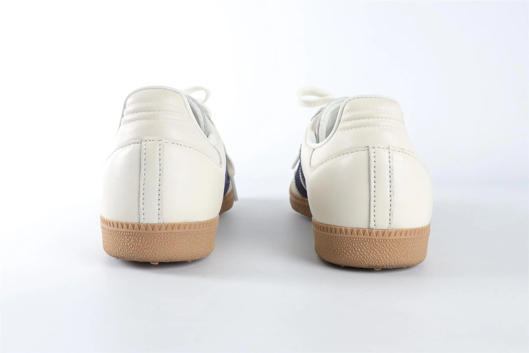 ADIDAS CREAM MEN'S SAMBA OFF WHITE DARK BLUE CLEAR SKY SNEAKERS EU 42 UK 8 US 9.5 - Image 5