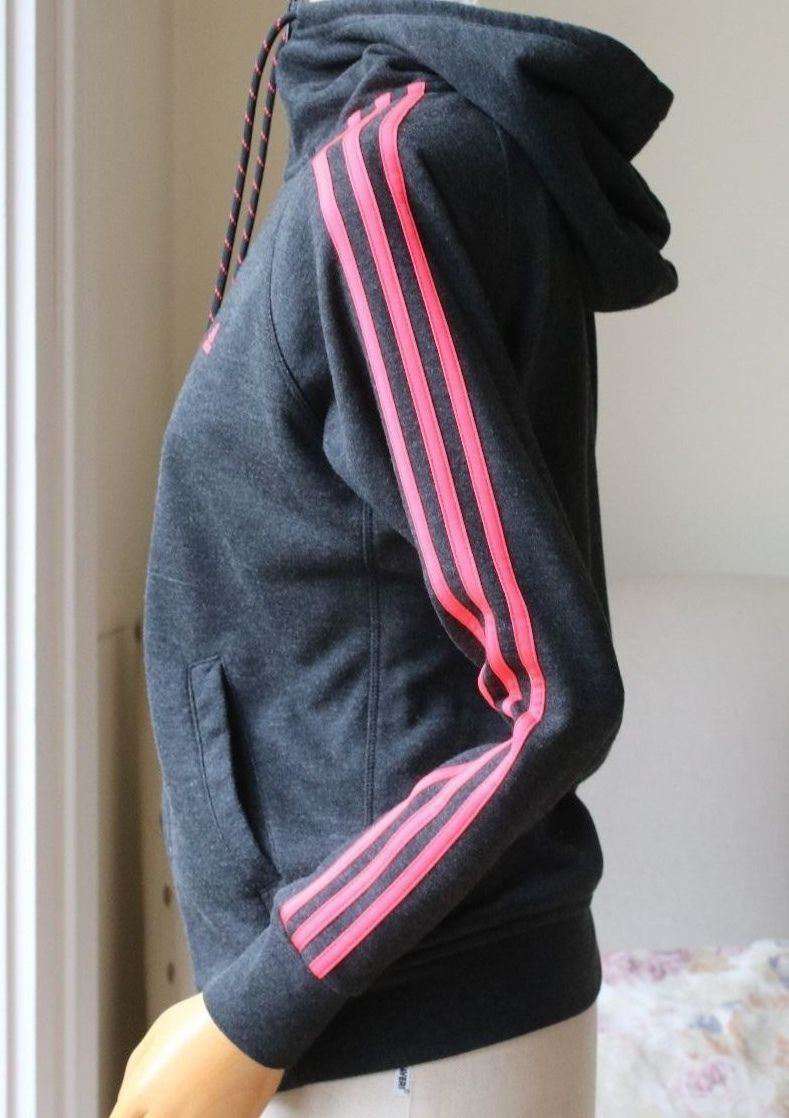ADIDAS ESSENTIALS 3-STRIPES ZIP-UP HOODED JACKET SMALL - Image 6