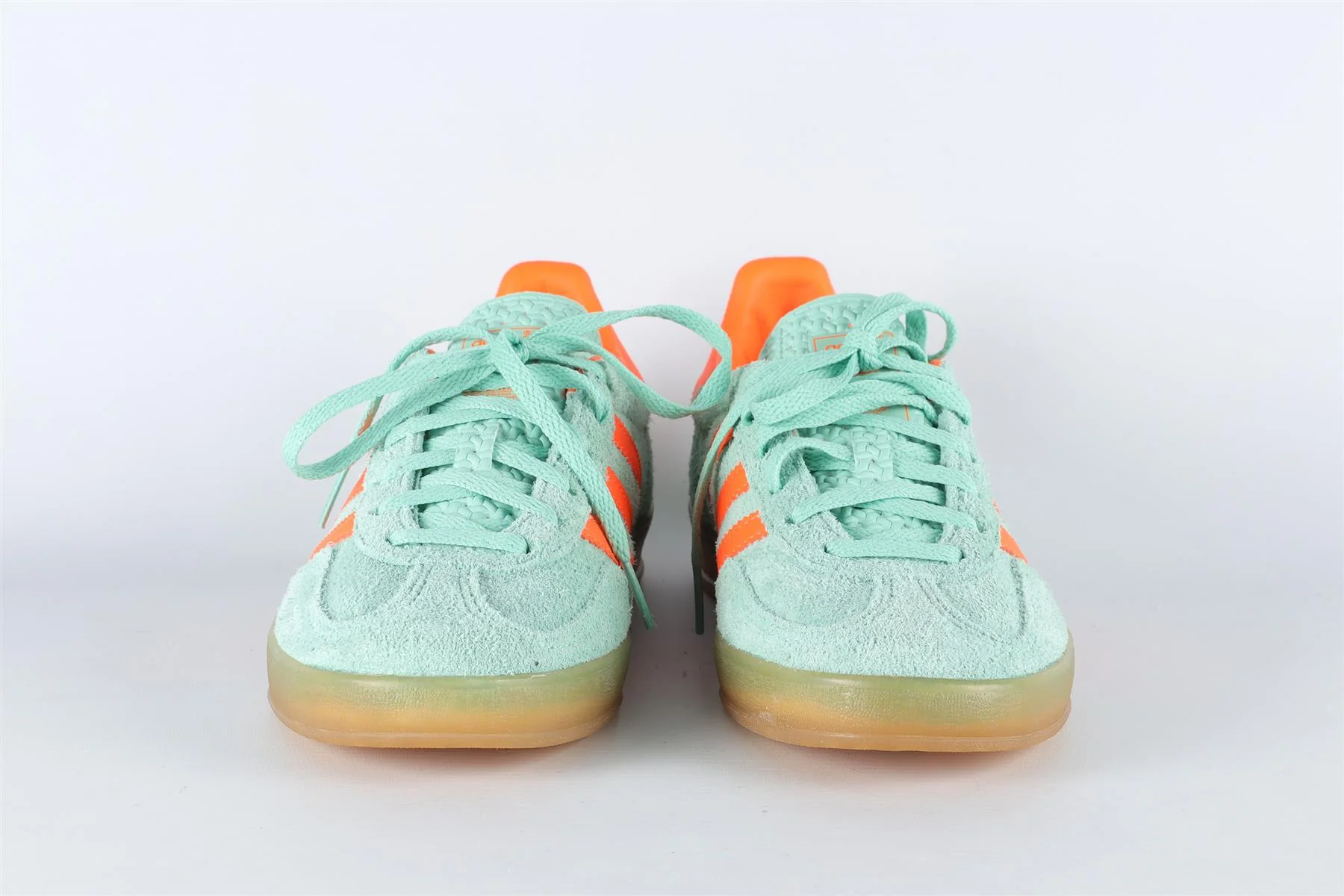ADIDAS GREEN GAZELLE PULSE MINT SOLAR ORANGE SNEAKERS EU 38 2/3 UK 5.5 US 7 - Image 3