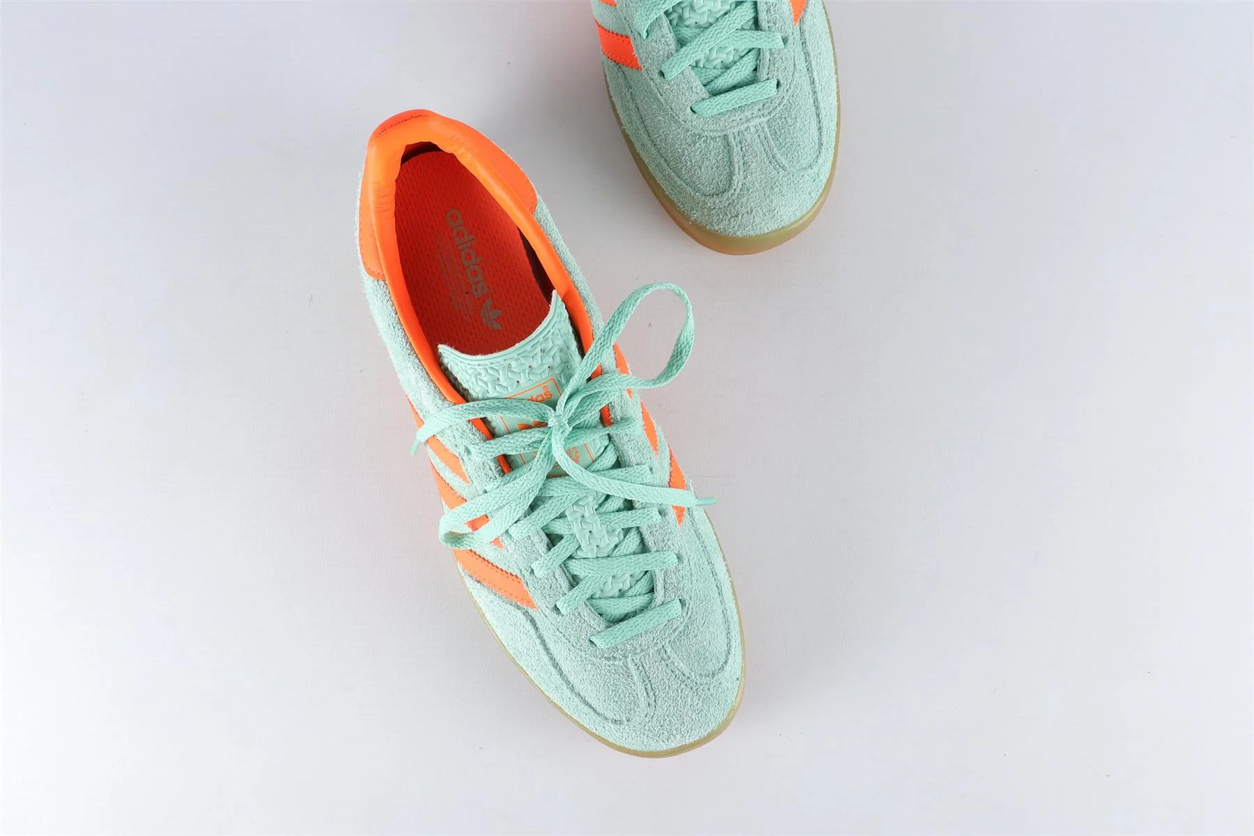 ADIDAS GREEN GAZELLE PULSE MINT SOLAR ORANGE SNEAKERS EU 38 2/3 UK 5.5 US 7 - Image 4