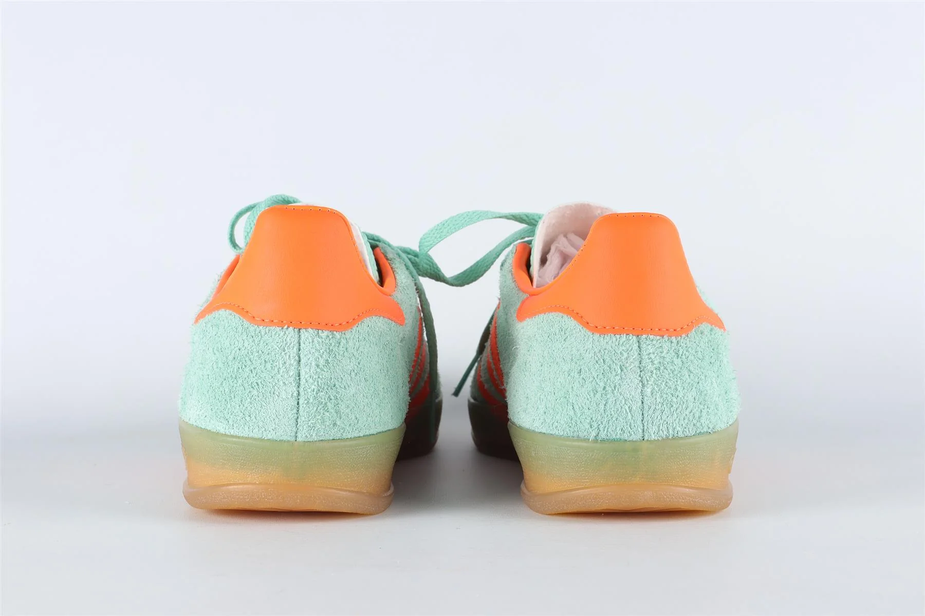 ADIDAS GREEN GAZELLE PULSE MINT SOLAR ORANGE SNEAKERS EU 38 2/3 UK 5.5 US 7 - Image 5