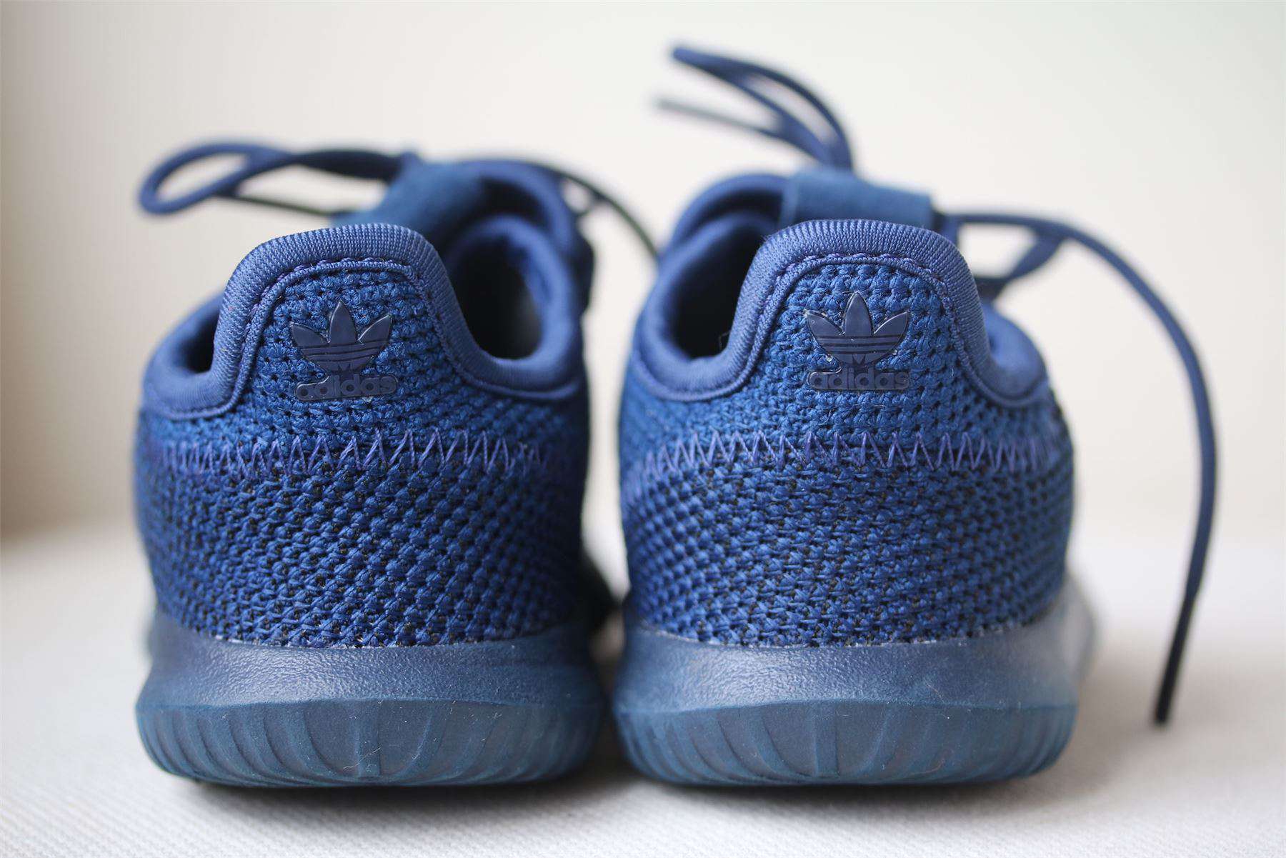ADIDAS KIDS TUBULAR SHADOW NAVY BLUE TRAINERS EU 23 UK 6 - Image 3