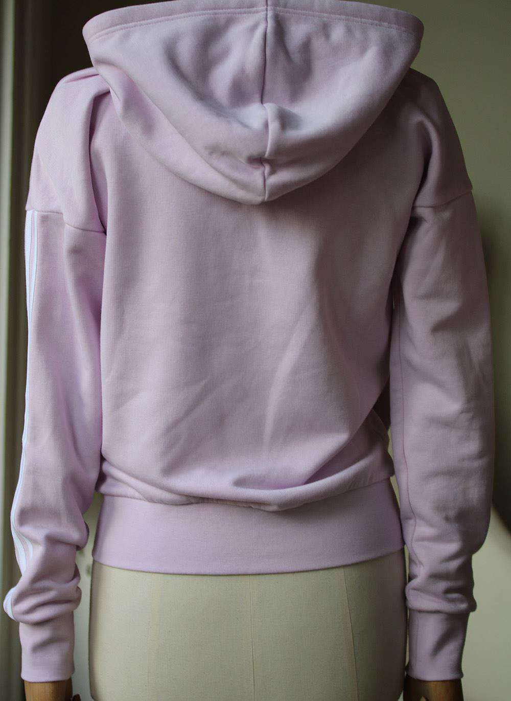 ADIDAS ORIGINALS 3 STRIPES ZIP UP HOODIE XSMALL - Image 3