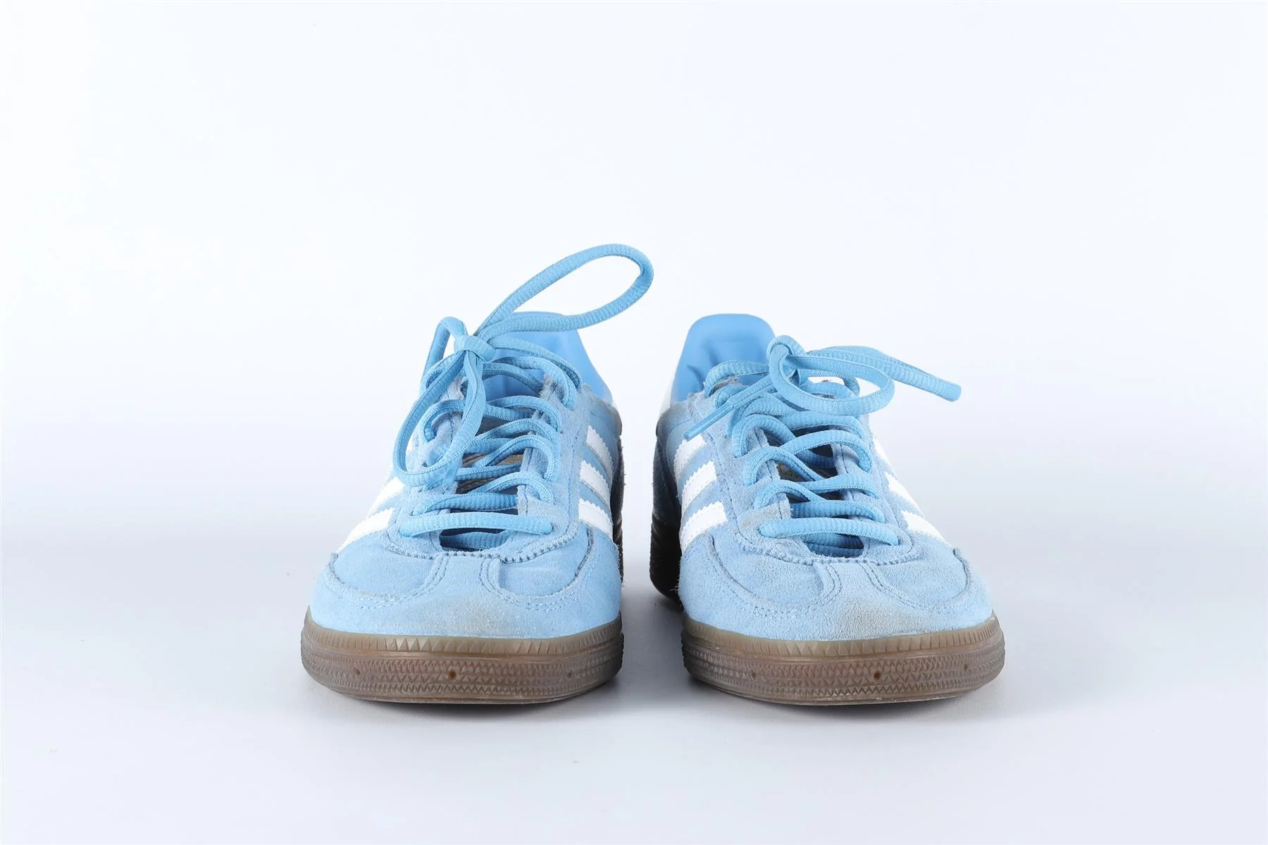 ADIDAS ORIGINALS BLUE HANDBALL SPEZIAL SUEDE SNEAKERS EU 39 UK 6 US 9 - Image 3