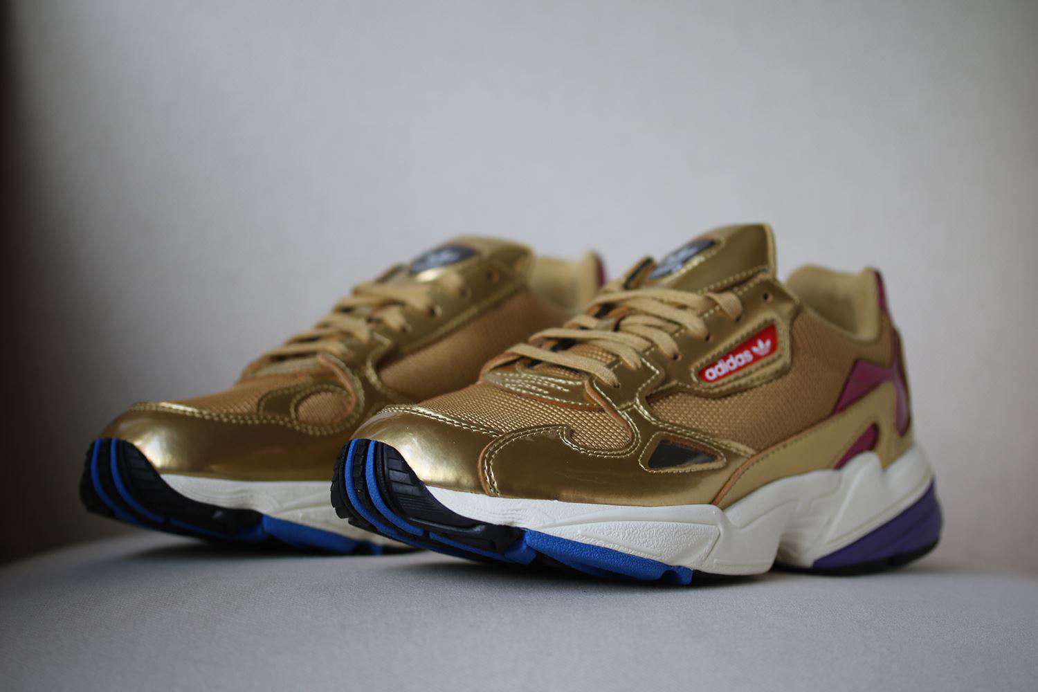 ADIDAS ORIGINALS FALCON RETRO SNEAKERS EU 38.5 UK 5.5 US 7 - Image 3