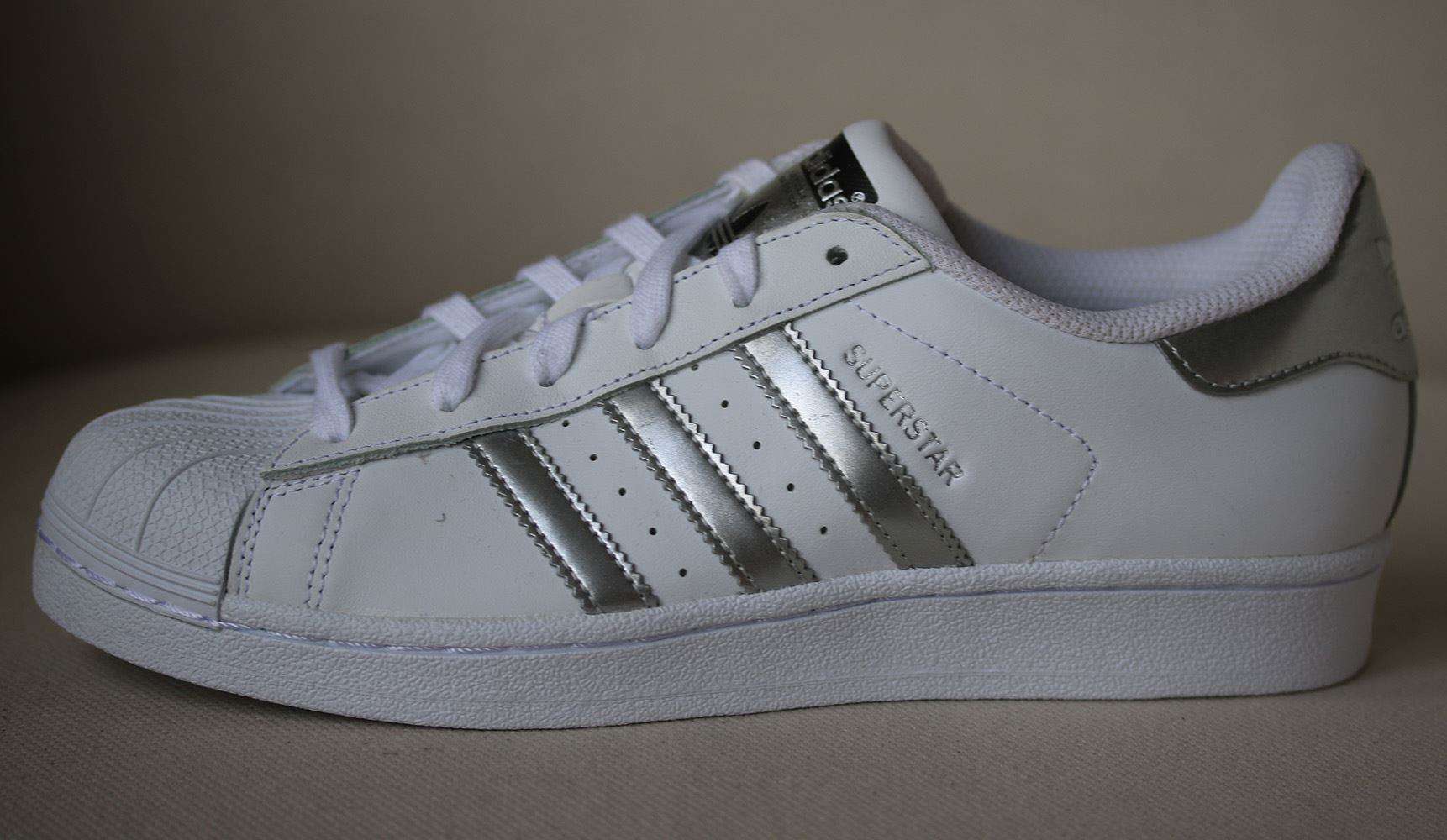 ADIDAS ORIGINALS SUPERSTAR METALLIC SNEAKERS UK 5 EU 38 US 6.5 - Image 3