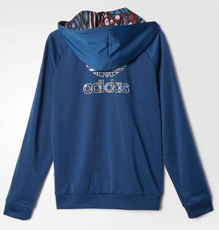 ADIDAS ORIGINALS TECH STEEL FIREBIRD SLIM HOODIE UK 6 - Image 9
