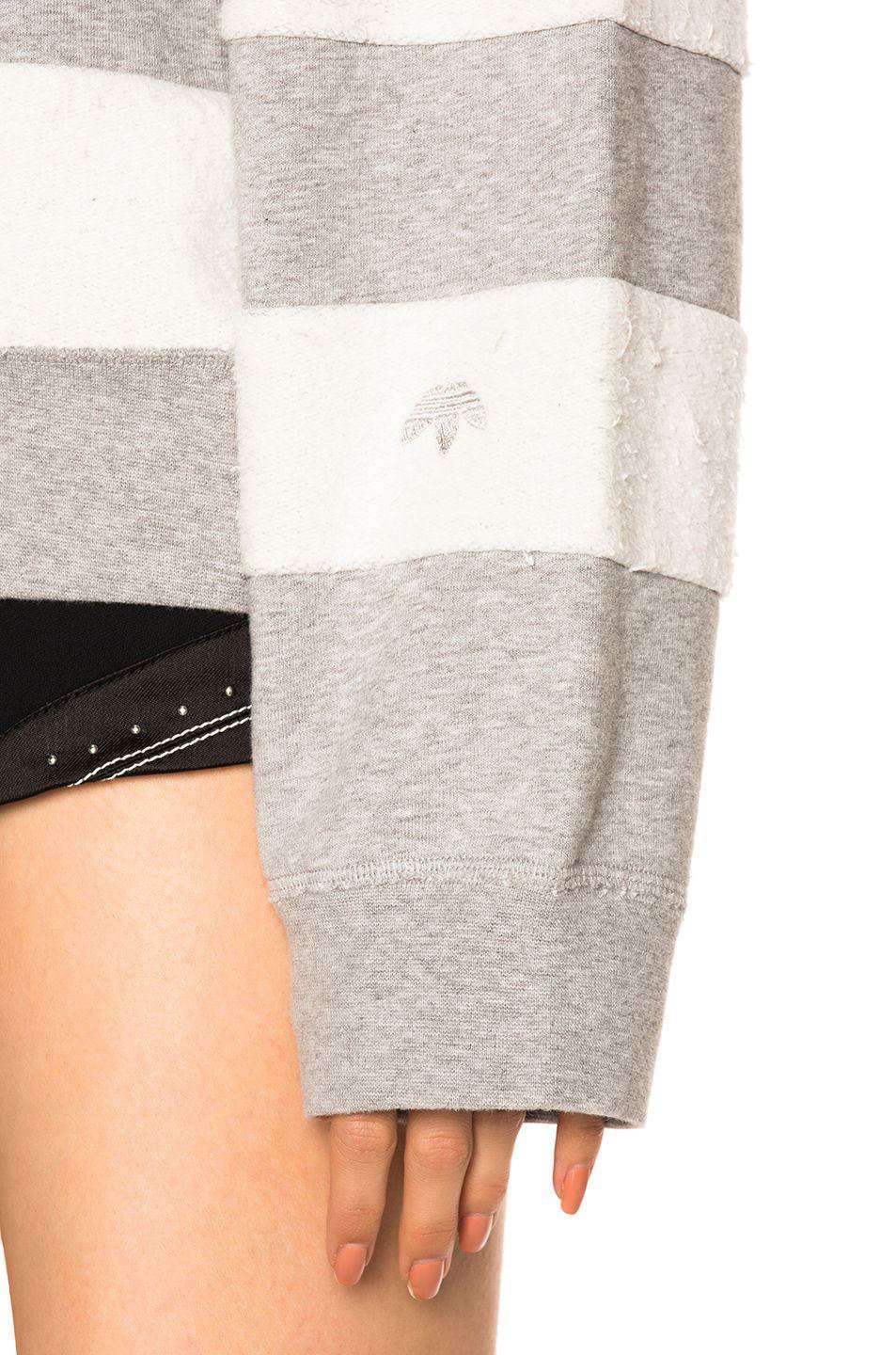 ADIDAS ORIGINALS X ALEXANDER WANG STRIPED SWEATSHIRT XS - Image 5