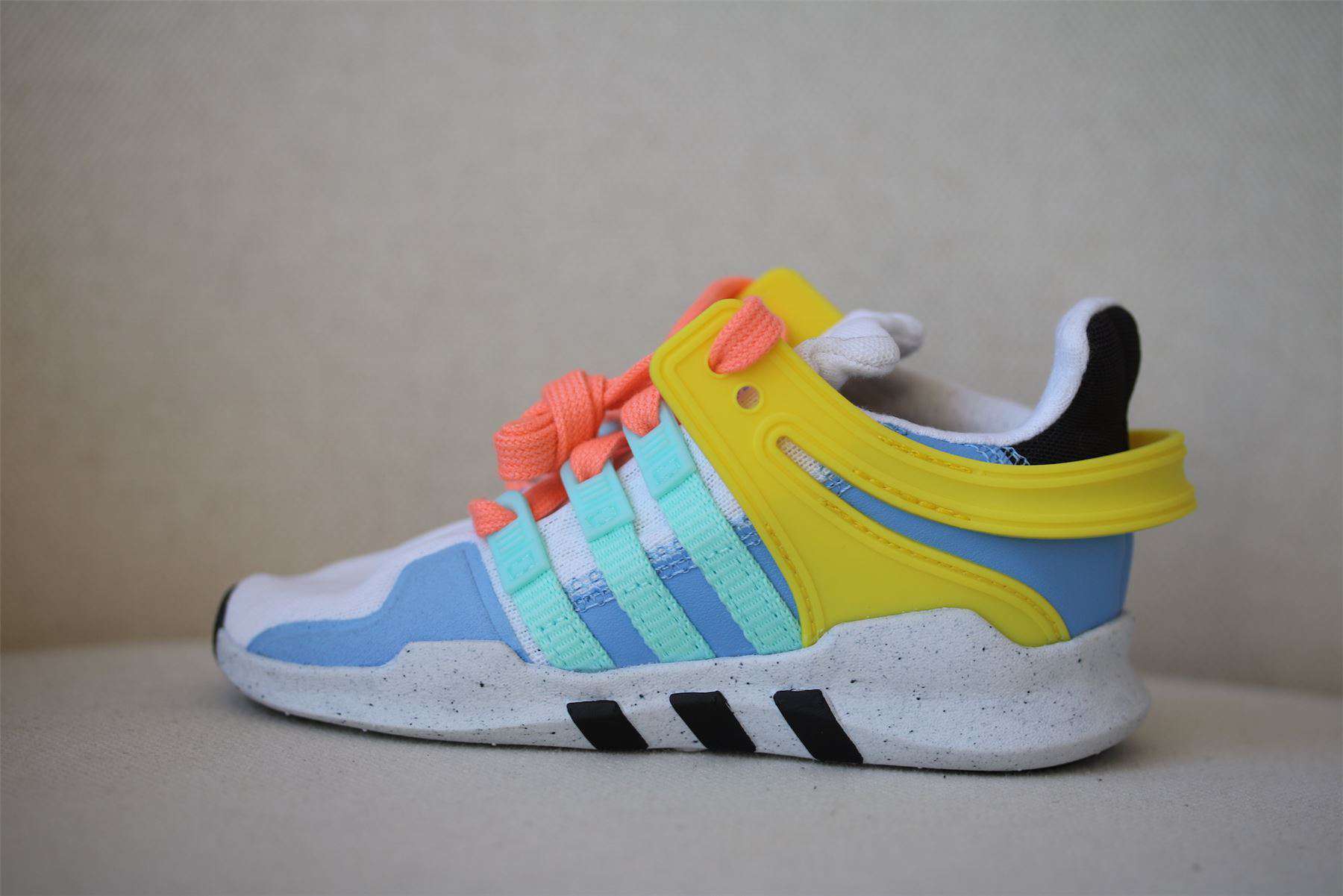 ADIDAS ORIGINALS X MINI RODINI WHITE TEXTILE TRAINERS EU 25 UK 7.5K US 8K - Image 2