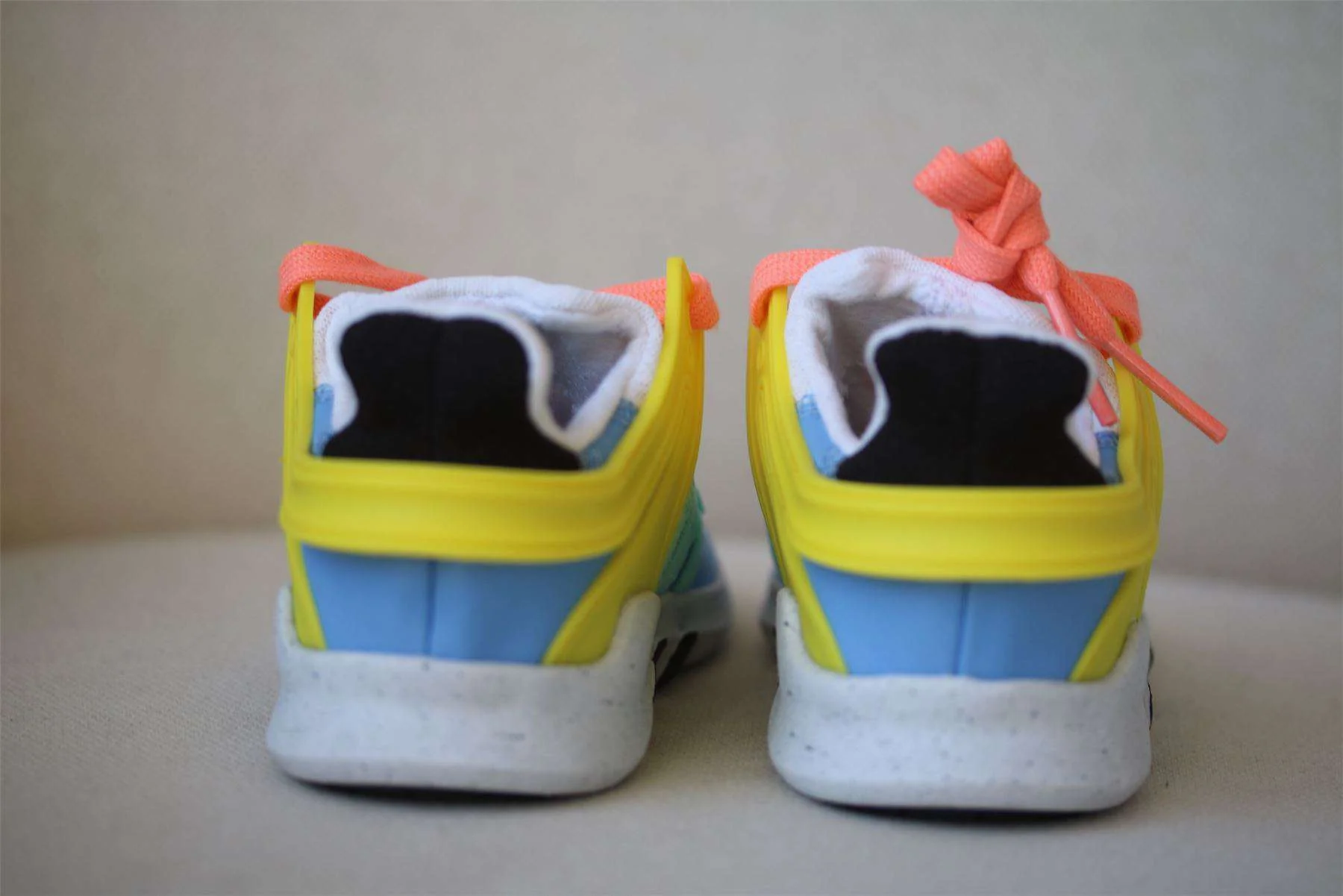 ADIDAS ORIGINALS X MINI RODINI WHITE TEXTILE TRAINERS EU 25 UK 7.5K US 8K - Image 4