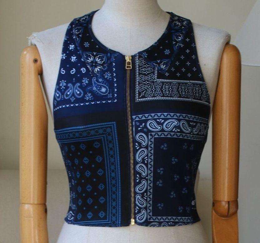 ADIDAS ORIGINALS X OPENING CEREMONY BANDANA PRINT TOP SMALL - Image 7