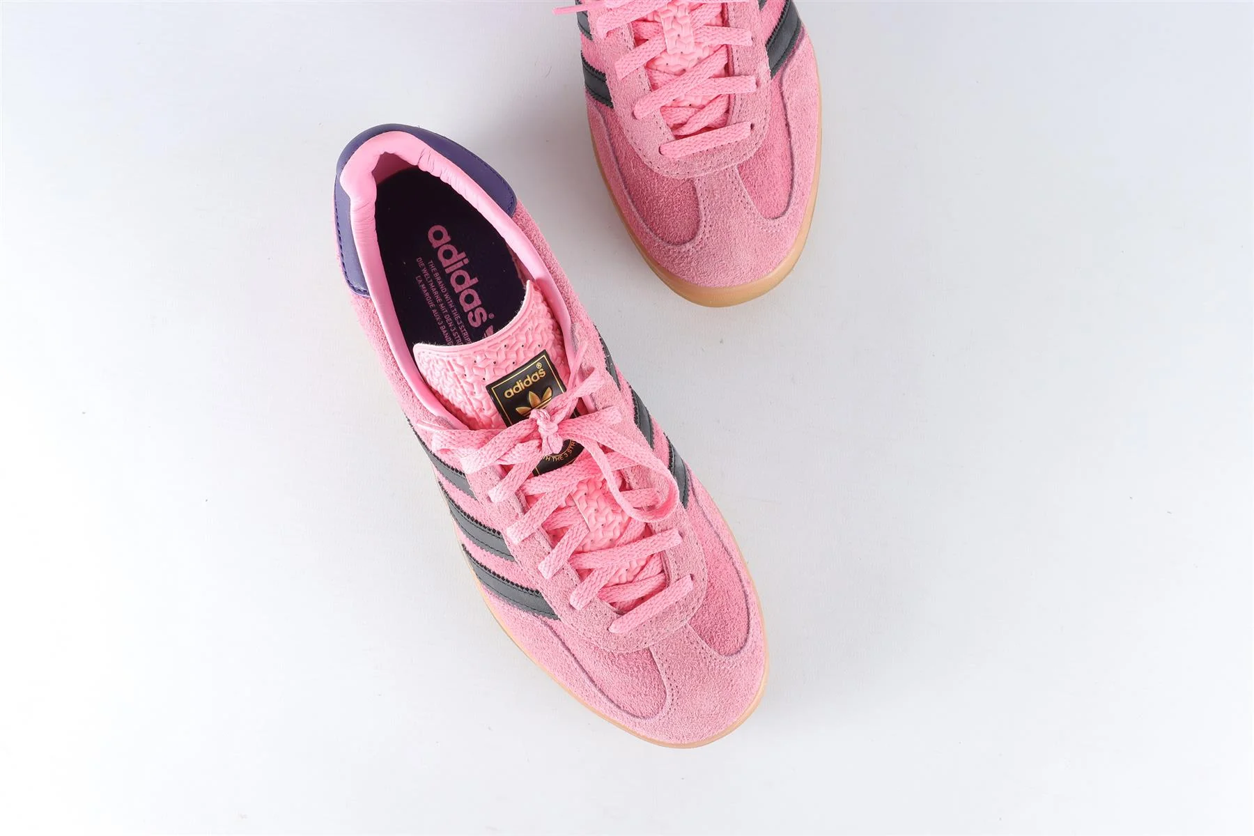 ADIDAS PINK GAZELLE BLISS PINK CORE BLACK SNEAKERS EU 39 1/3 UK 6 US 7.5 - Image 4