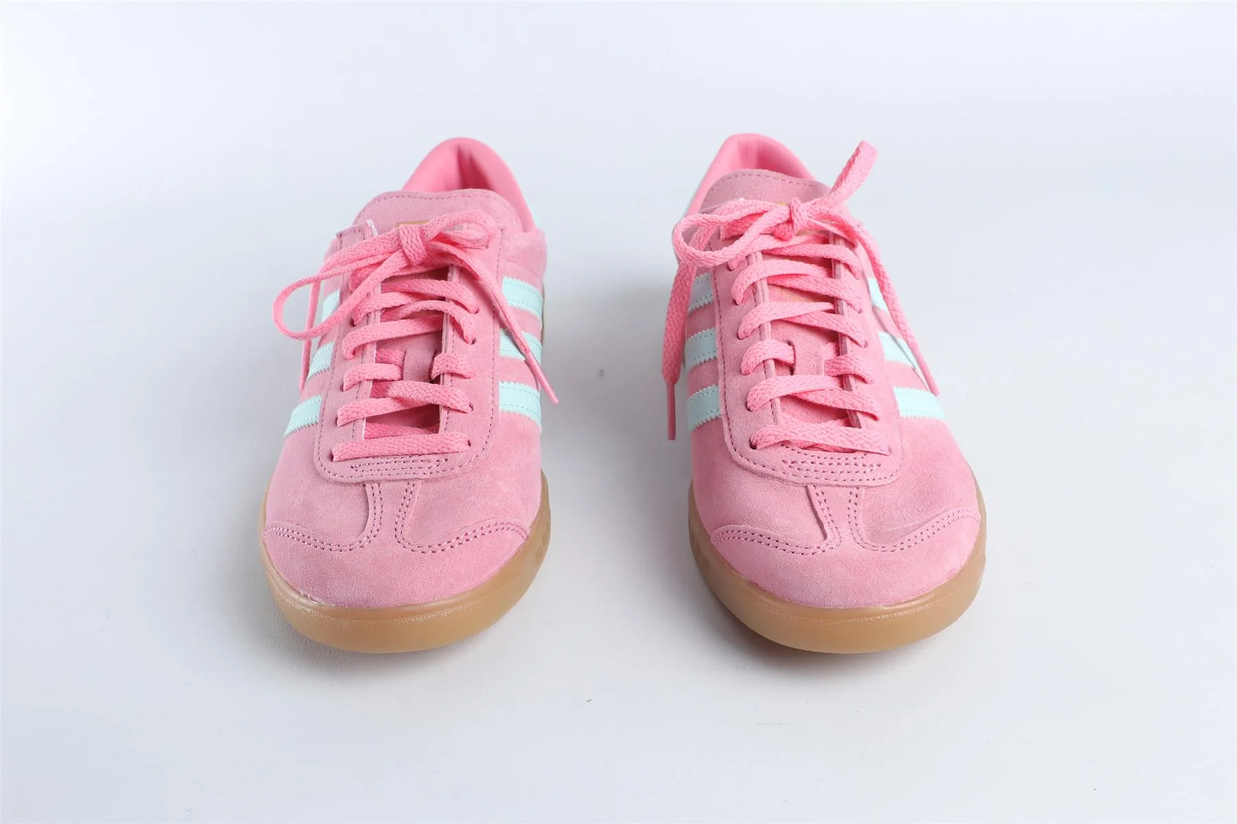 ADIDAS PINK HAMBURG 'BLISS PINK SEMI FLASH AQUA' SNEAKERS EU 38 UK 5 US 6.5 - Image 3