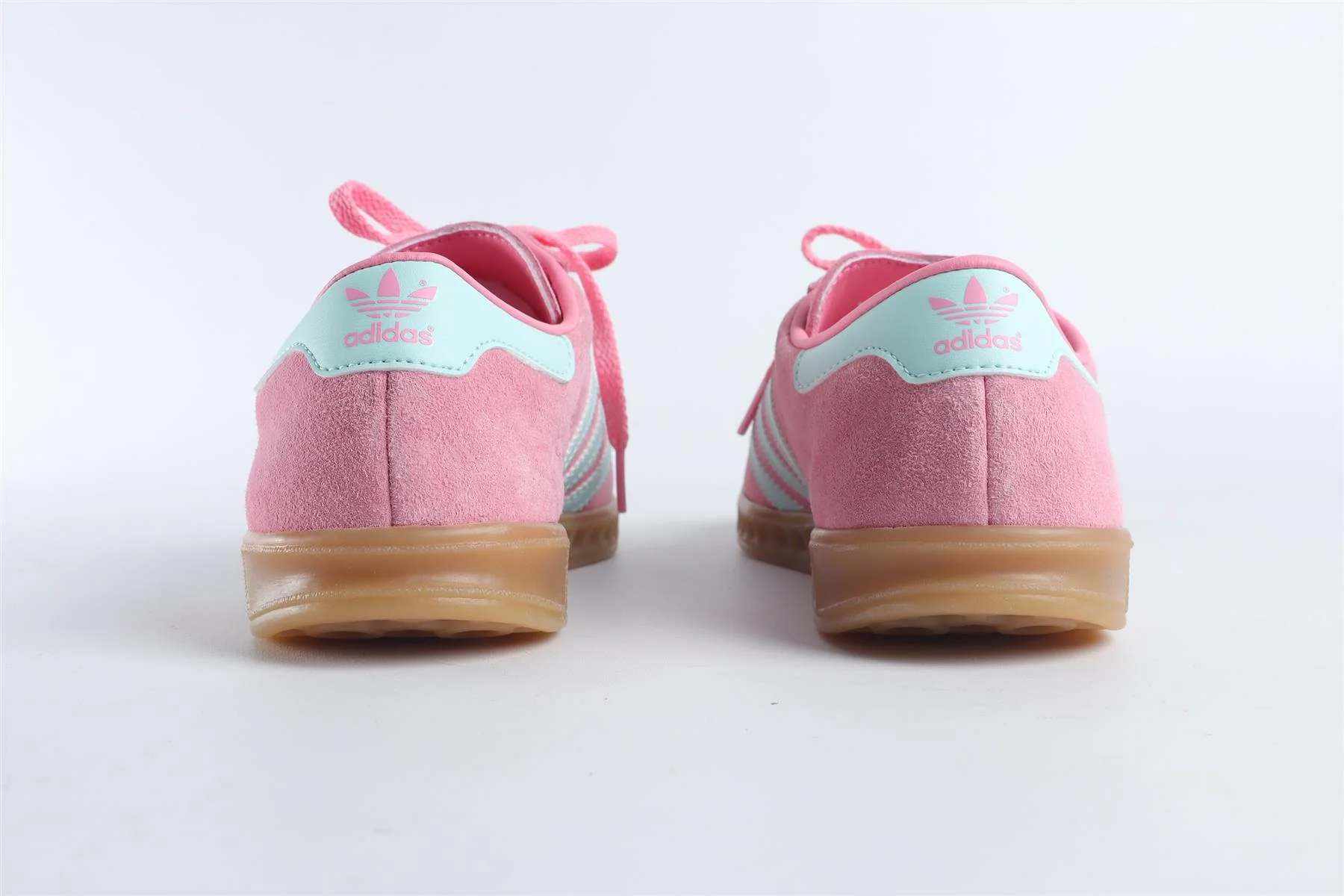 ADIDAS PINK HAMBURG 'BLISS PINK SEMI FLASH AQUA' SNEAKERS EU 38 UK 5 US 6.5 - Image 5
